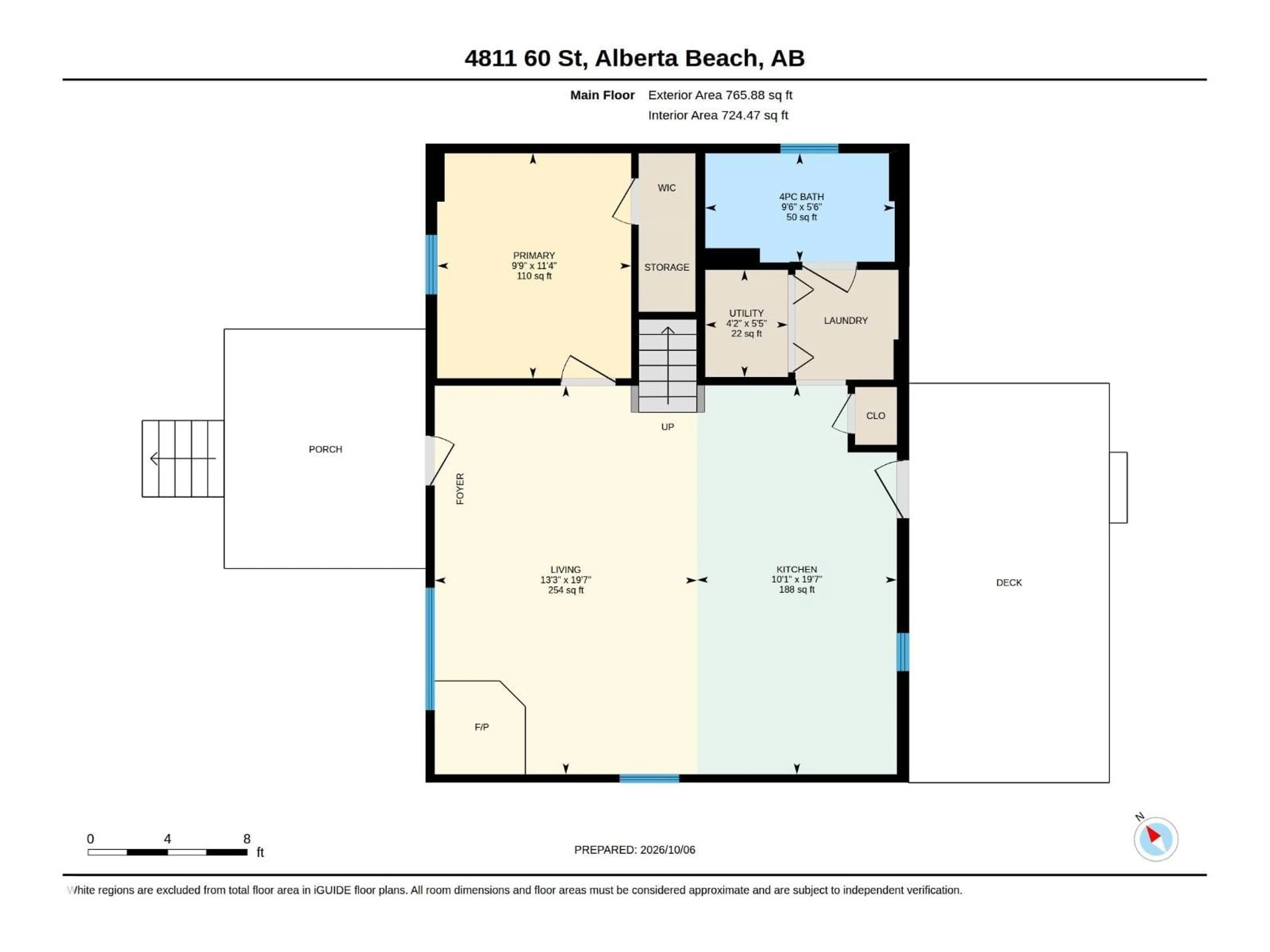 Floor plan for 4811 60 ST, Rural Lac Ste. Anne County Alberta T9E0A0