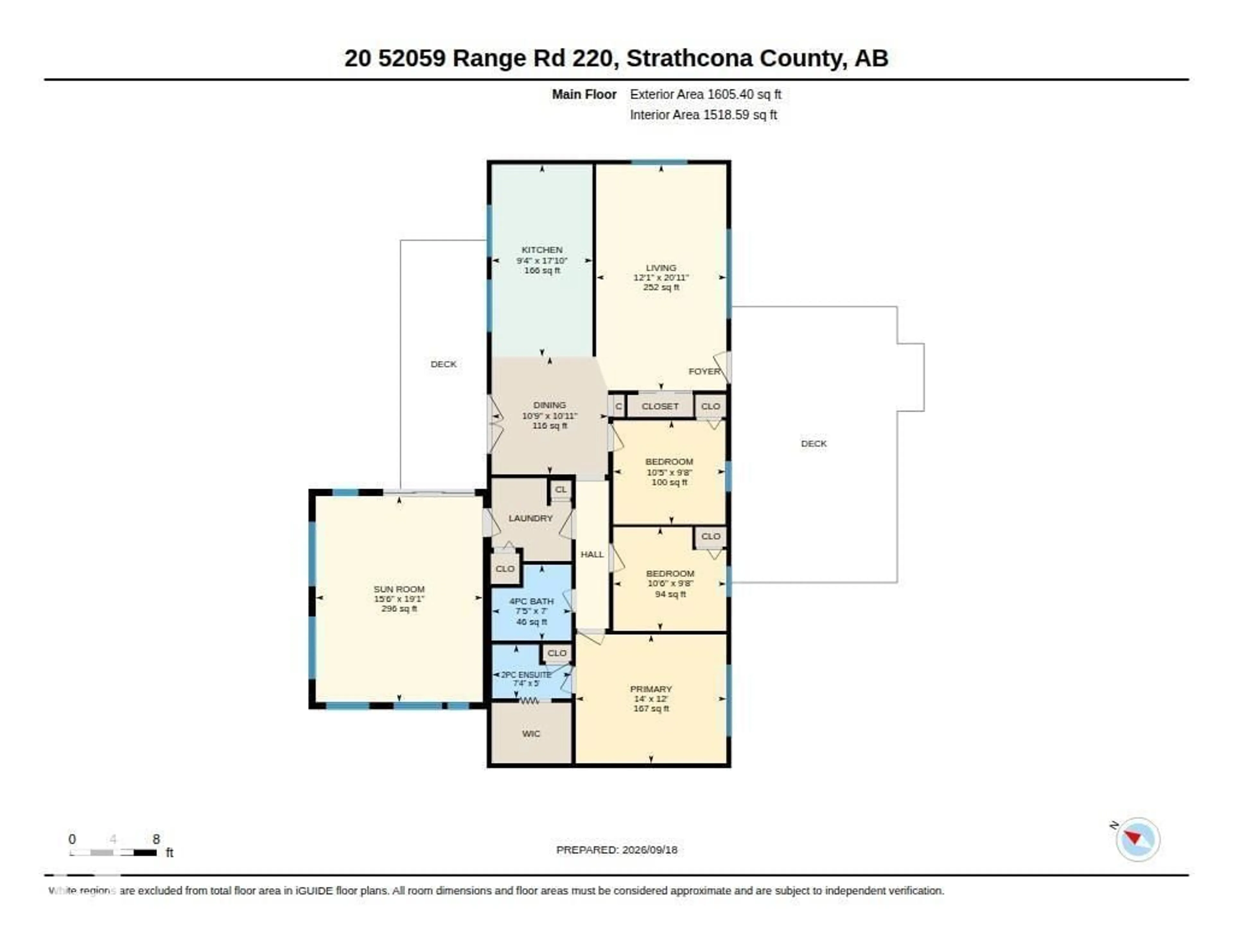Floor plan for 52059 - 20 RGE ROAD 220, Rural Strathcona County Alberta T8E1B9