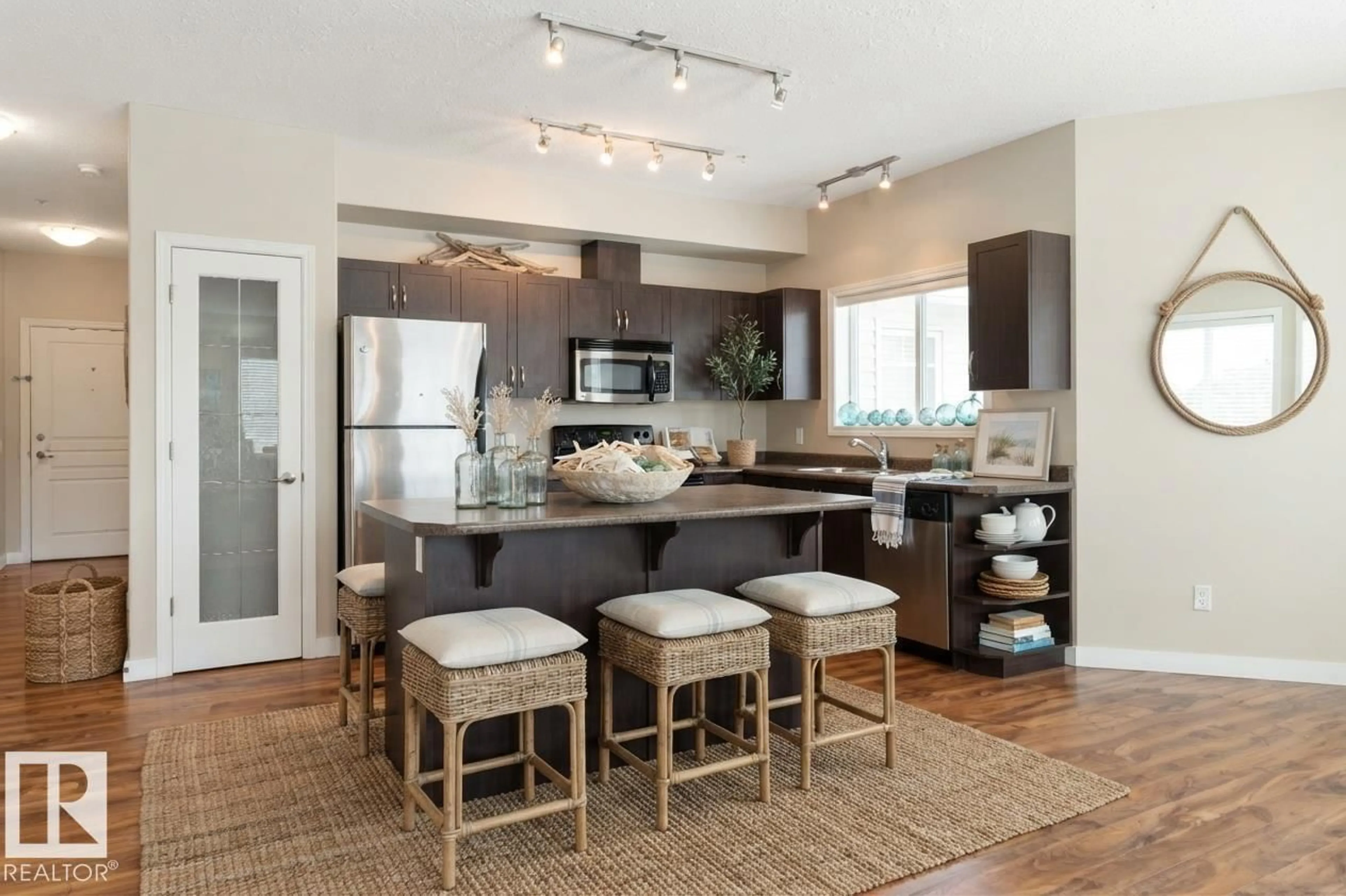 Open concept kitchen, unknown for 120 8931 156 ST, Edmonton Alberta T5R1Y6