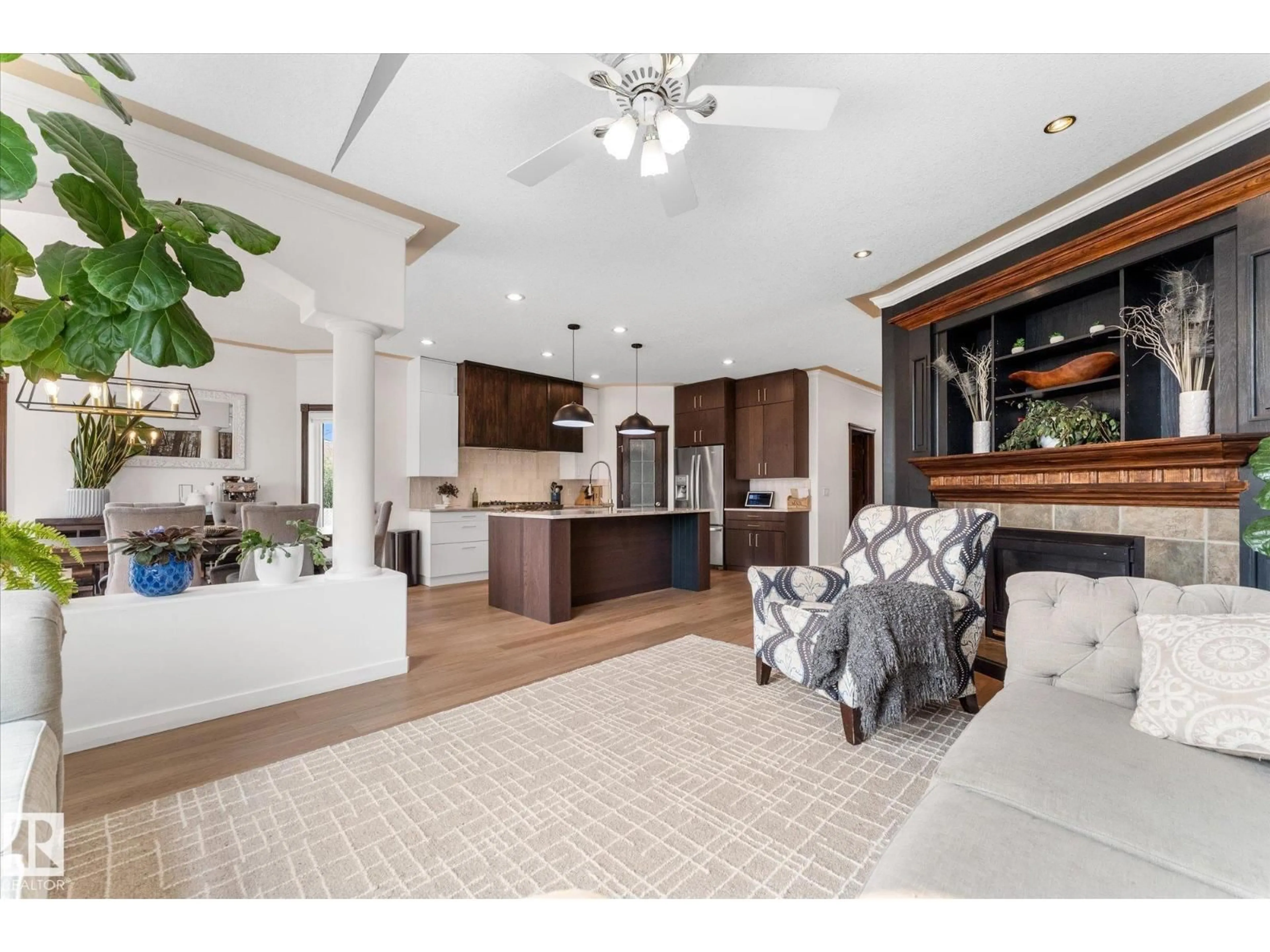 Open concept kitchen, unknown for 8704 165 AV, Edmonton Alberta T5Z2W9