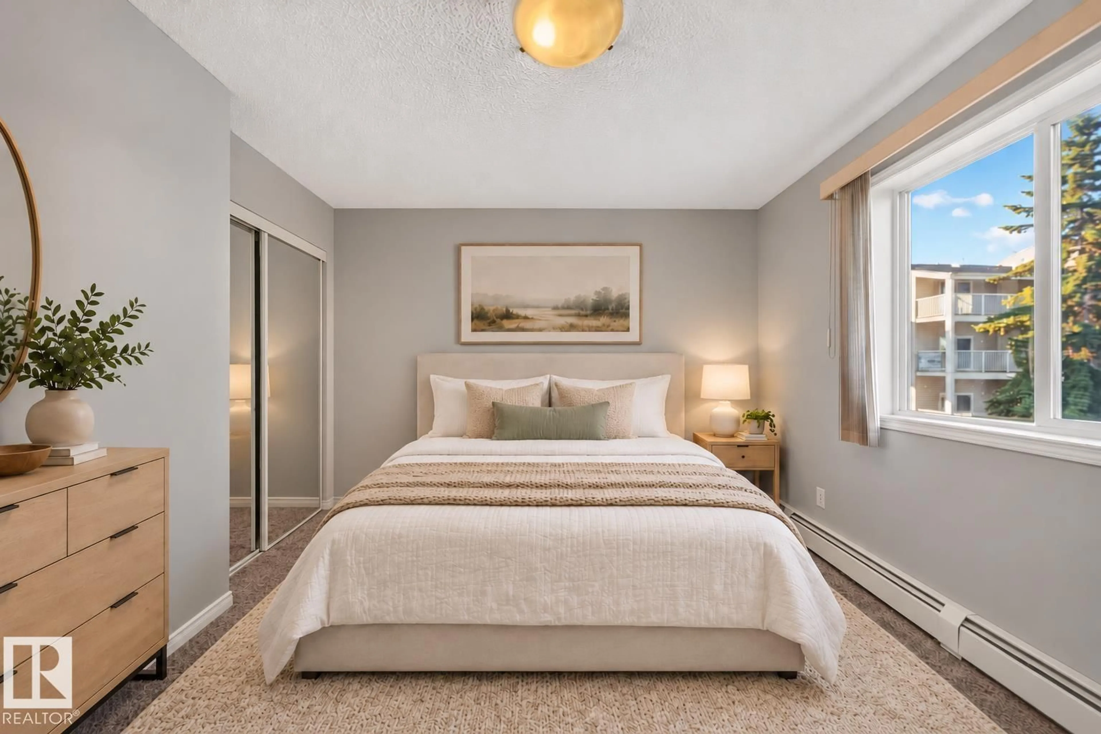 Bedroom with bed, unknown for #311 - 7511 171 ST NW, Edmonton Alberta T5T6S7
