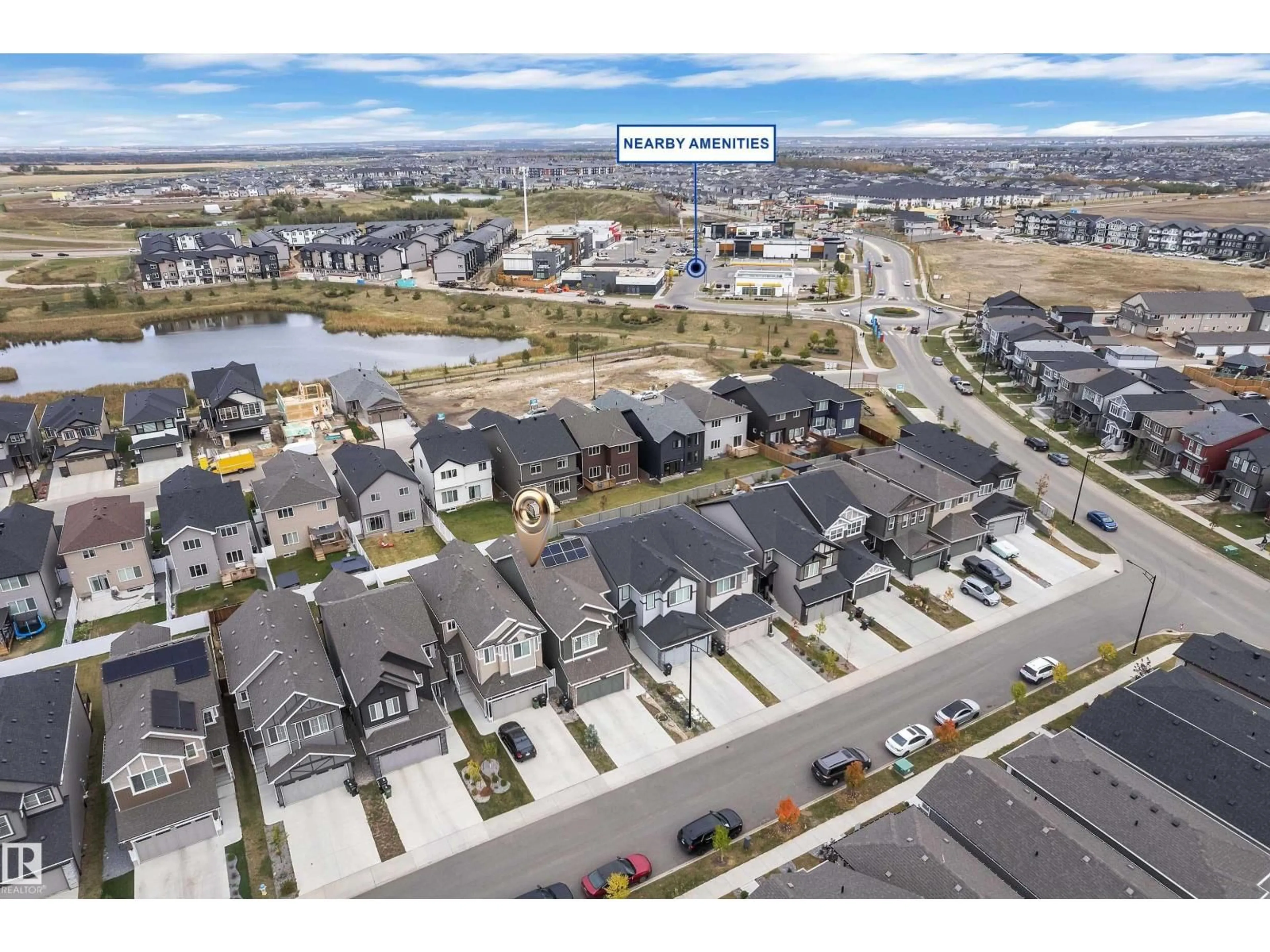 A pic from outside/outdoor area/front of a property/back of a property/a pic from drone, unknown for NW - 17833 70A ST, Edmonton Alberta T5Z0V3
