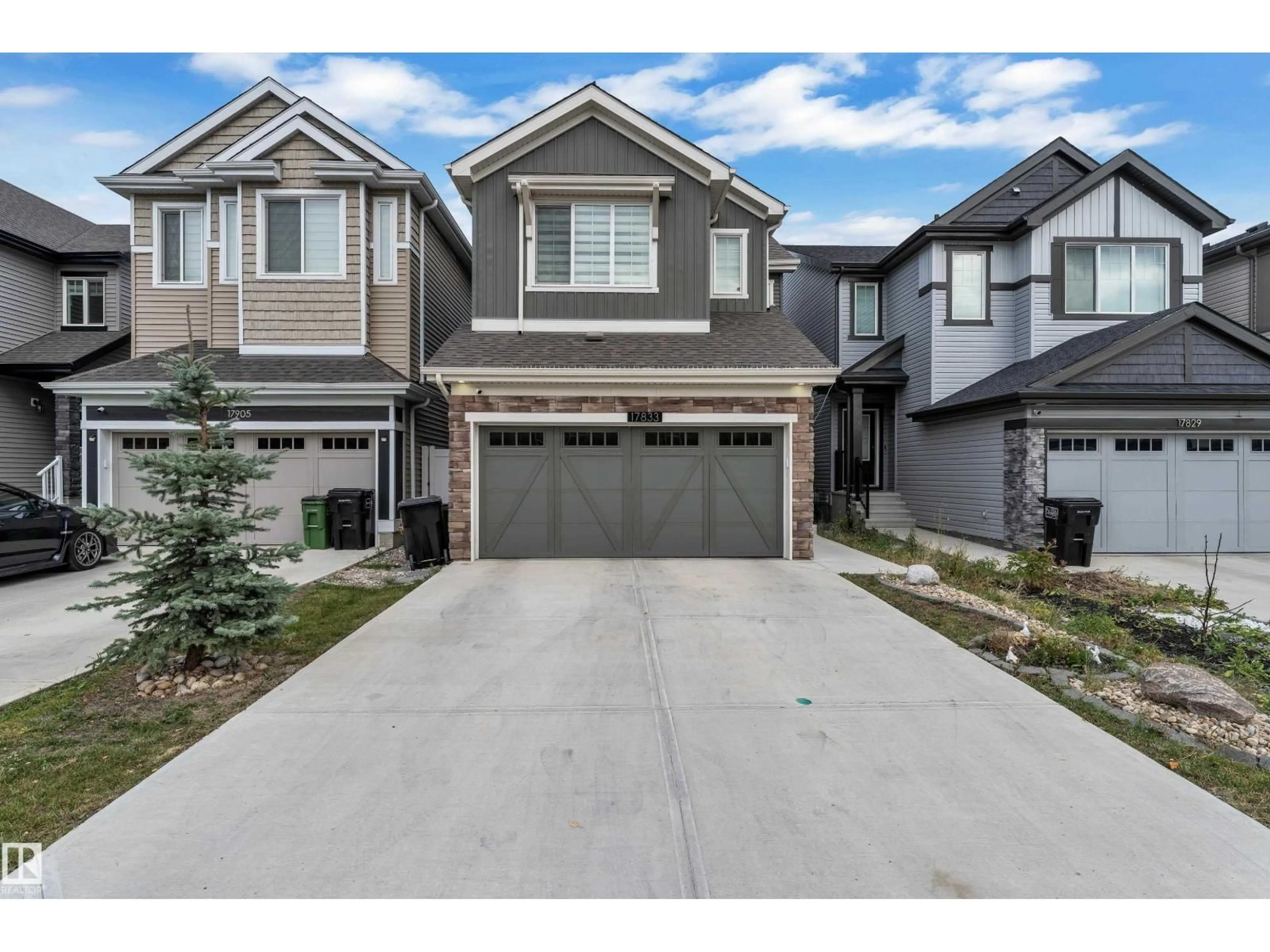 Home with vinyl exterior material, street for NW - 17833 70A ST, Edmonton Alberta T5Z0V3