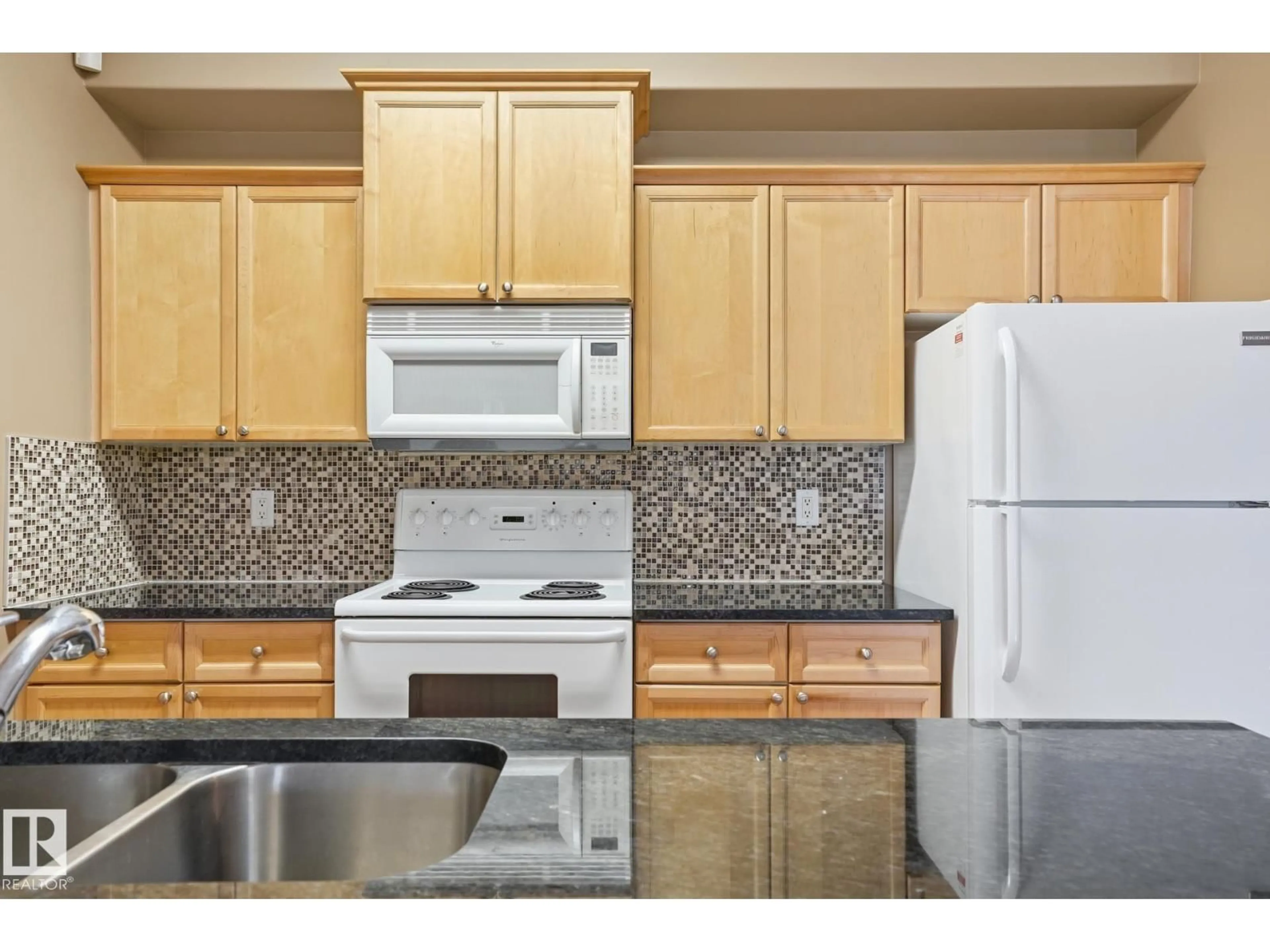 Standard kitchen, unknown for #102 - 16715 100 AV, Edmonton Alberta T5P4Z5