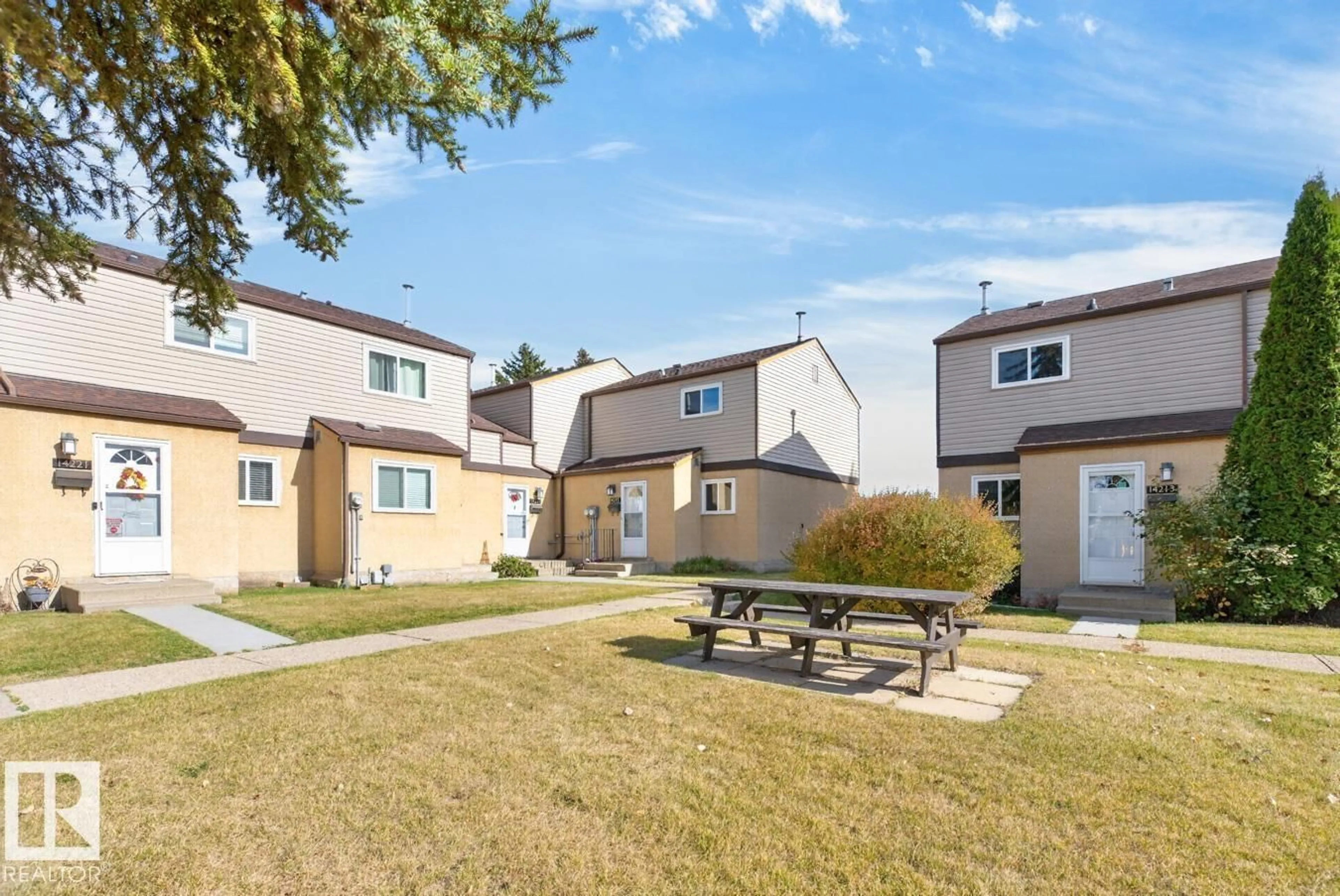 Patio, street for 14215 23 ST, Edmonton Alberta T5Y1N1