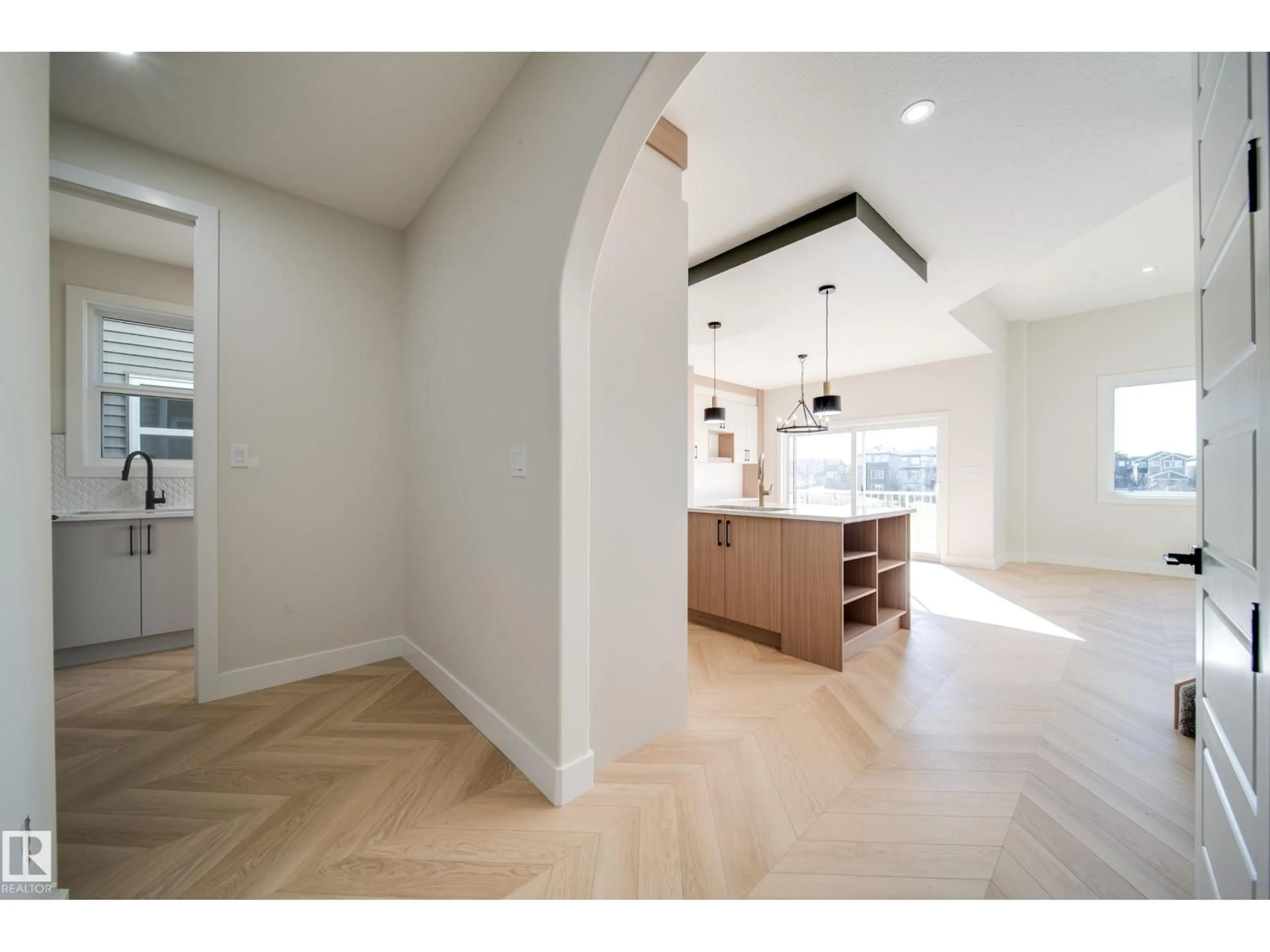 Open concept kitchen, unknown for 8523 183 AV, Edmonton Alberta T5Z0G6