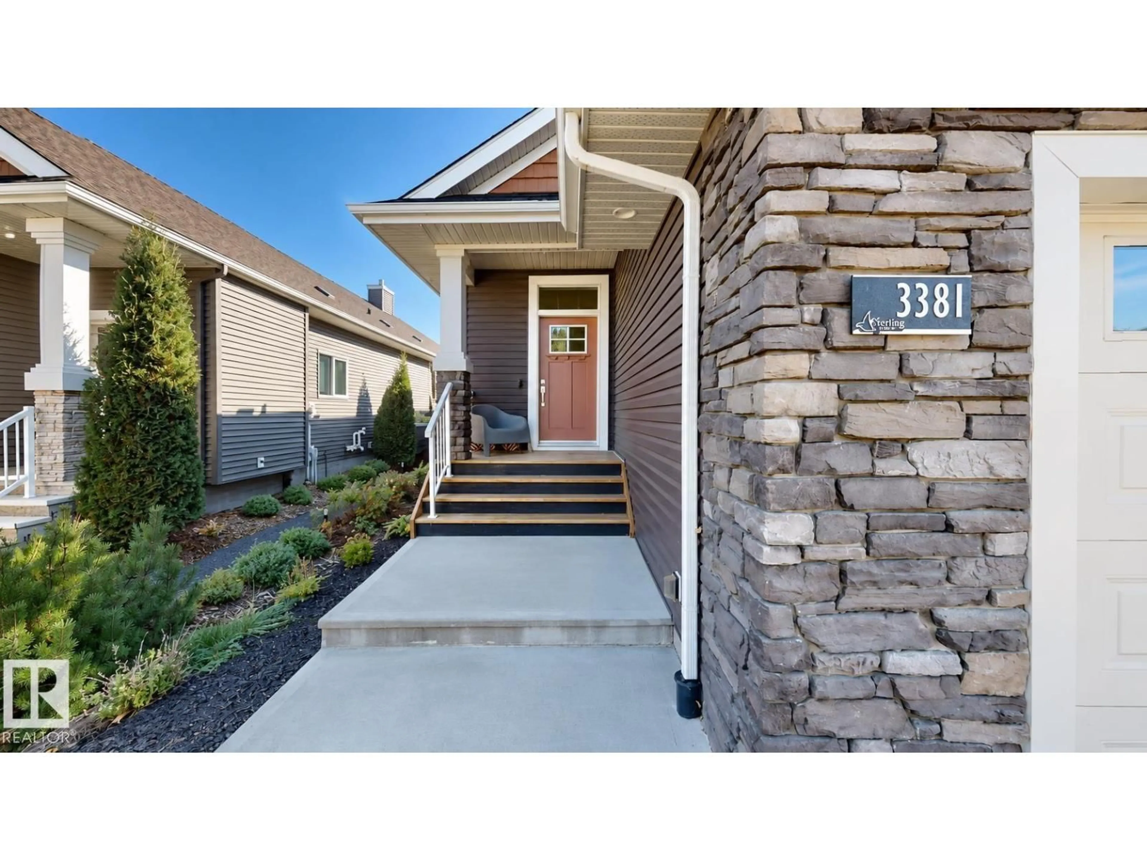 Home with brick exterior material, street for 3381 CHICKADEE DR, Edmonton Alberta T5S0K9