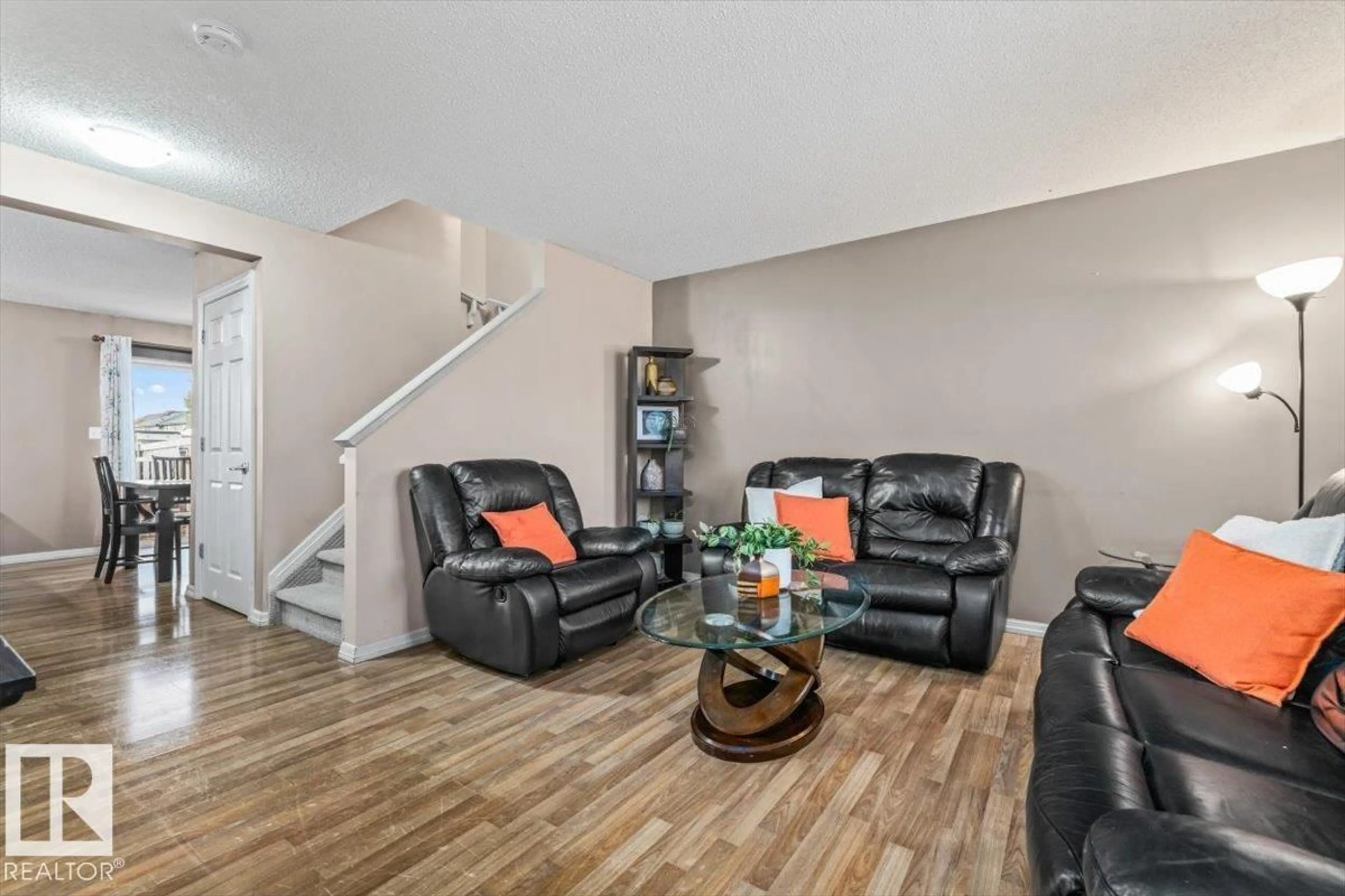 Living room with furniture, unknown for 66 ALLARD WY, Fort Saskatchewan Alberta T8L0E6