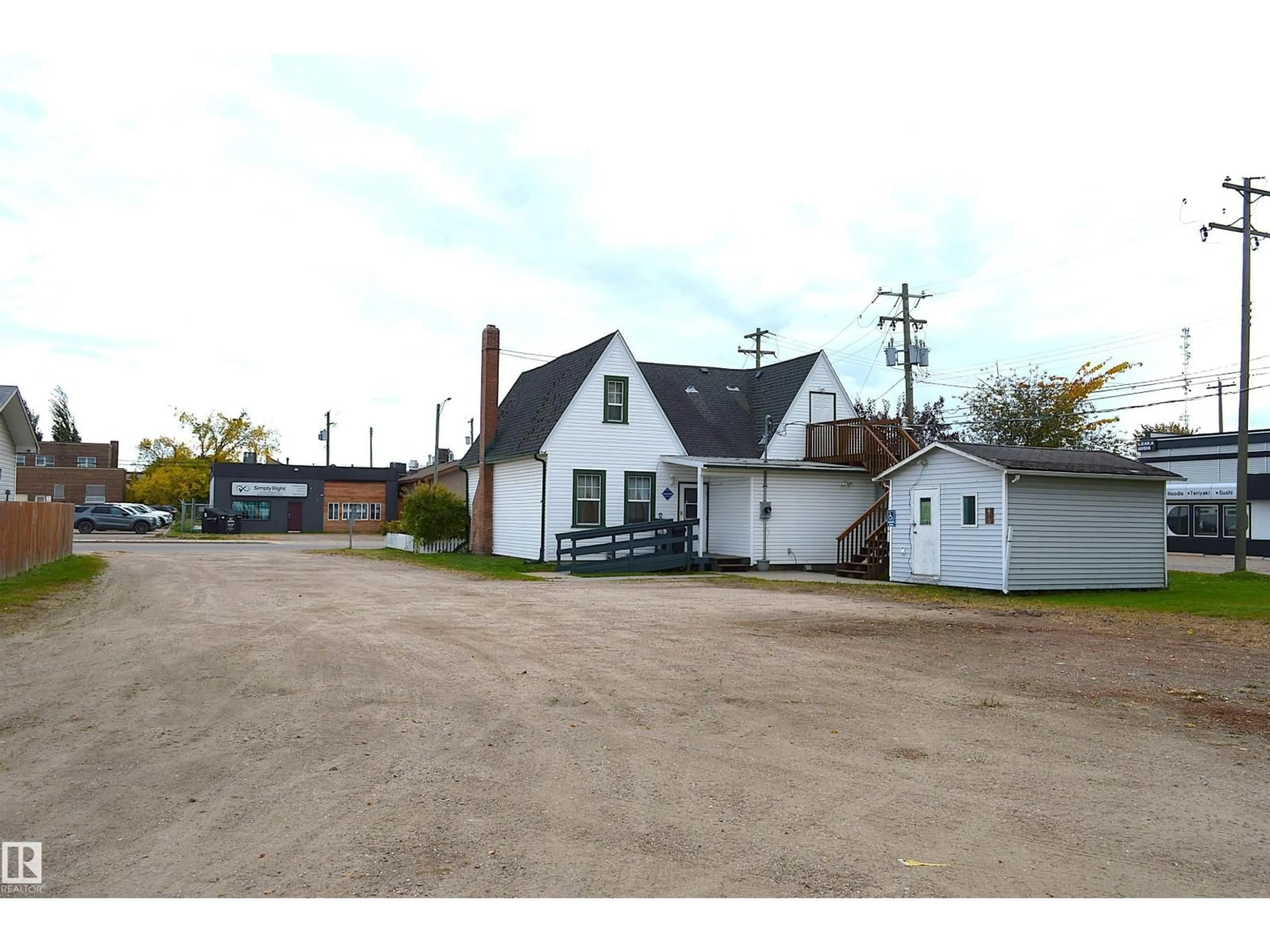 A pic from outside/outdoor area/front of a property/back of a property/a pic from drone, street for 5023 51 AVE, Bonnyville Town Alberta T9N0A6