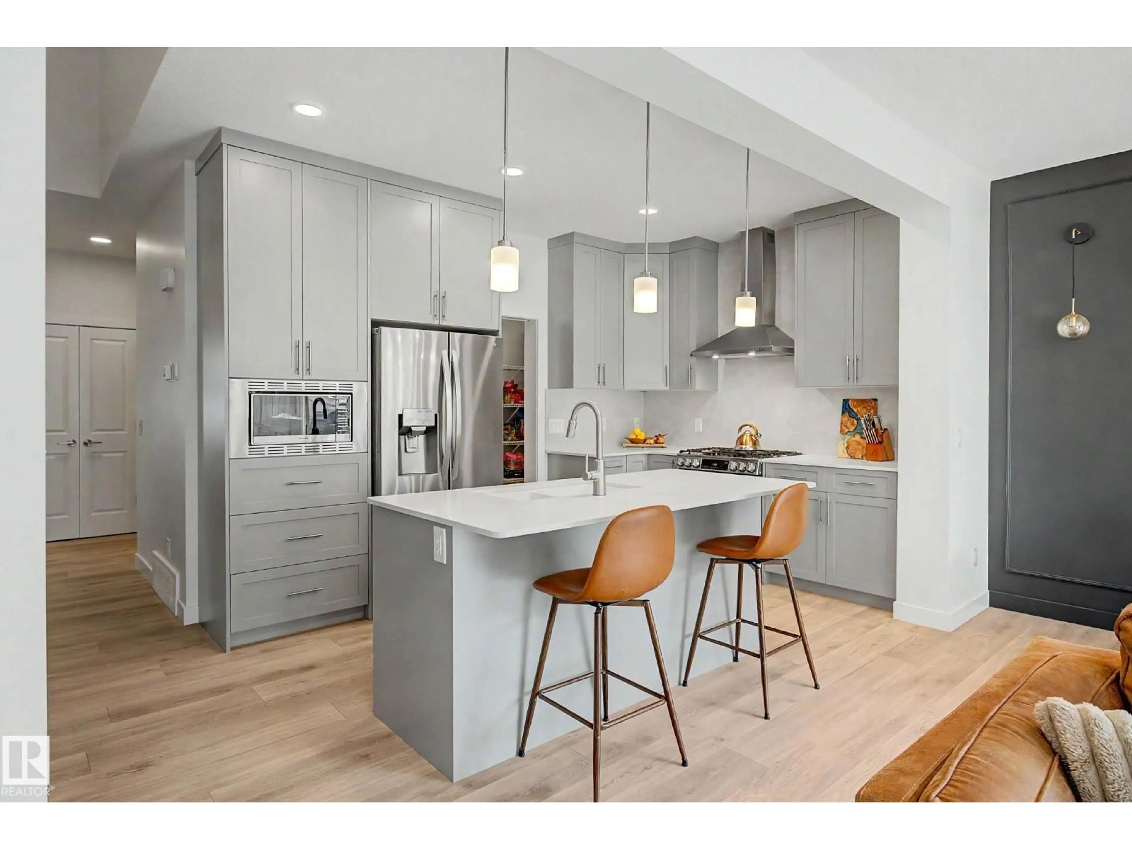 Open concept kitchen, unknown for 23015 96 AV, Edmonton Alberta T5T7R4