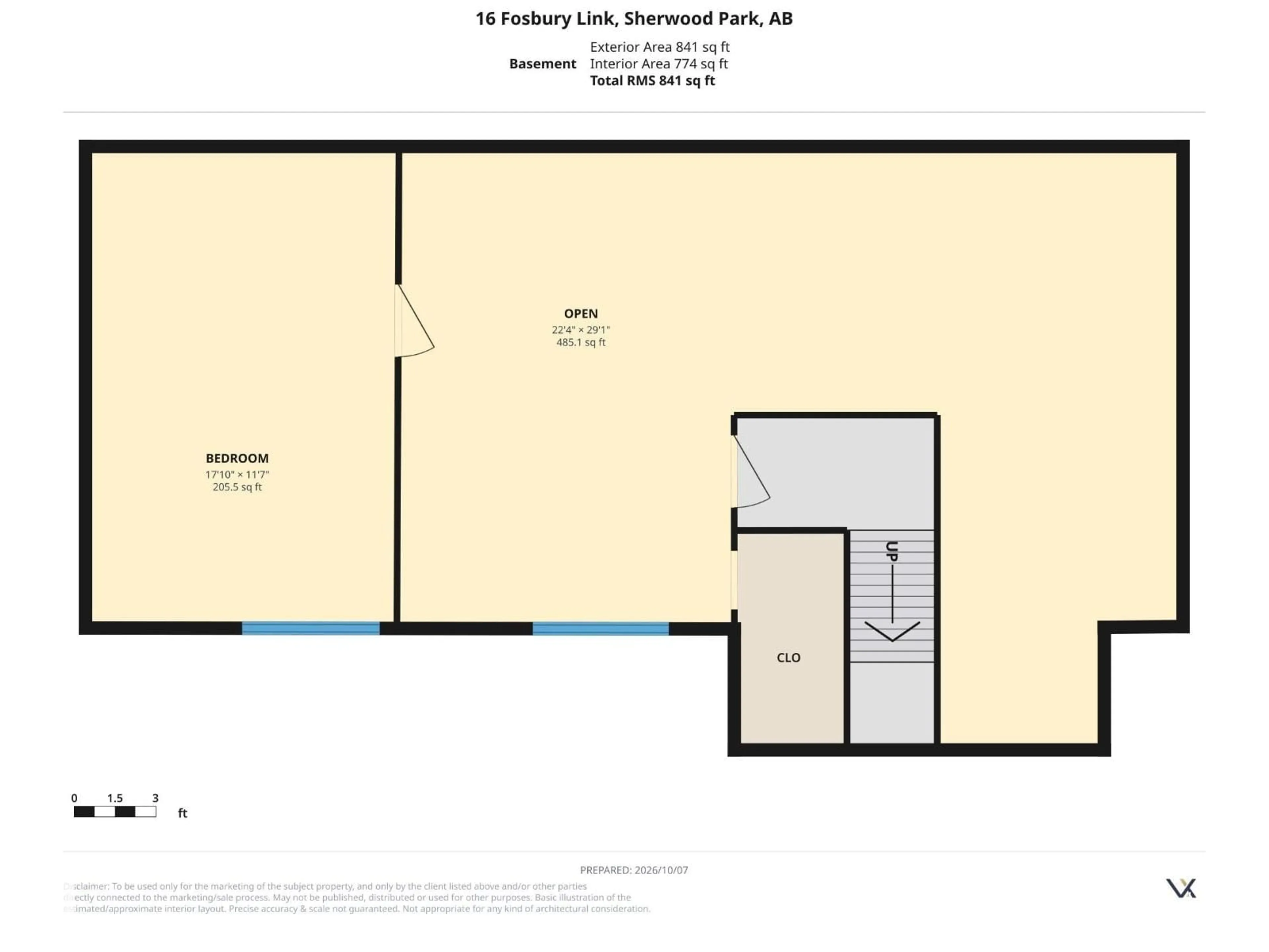 Floor plan for 16 FOSBURY LI, Sherwood Park Alberta T8B0B3