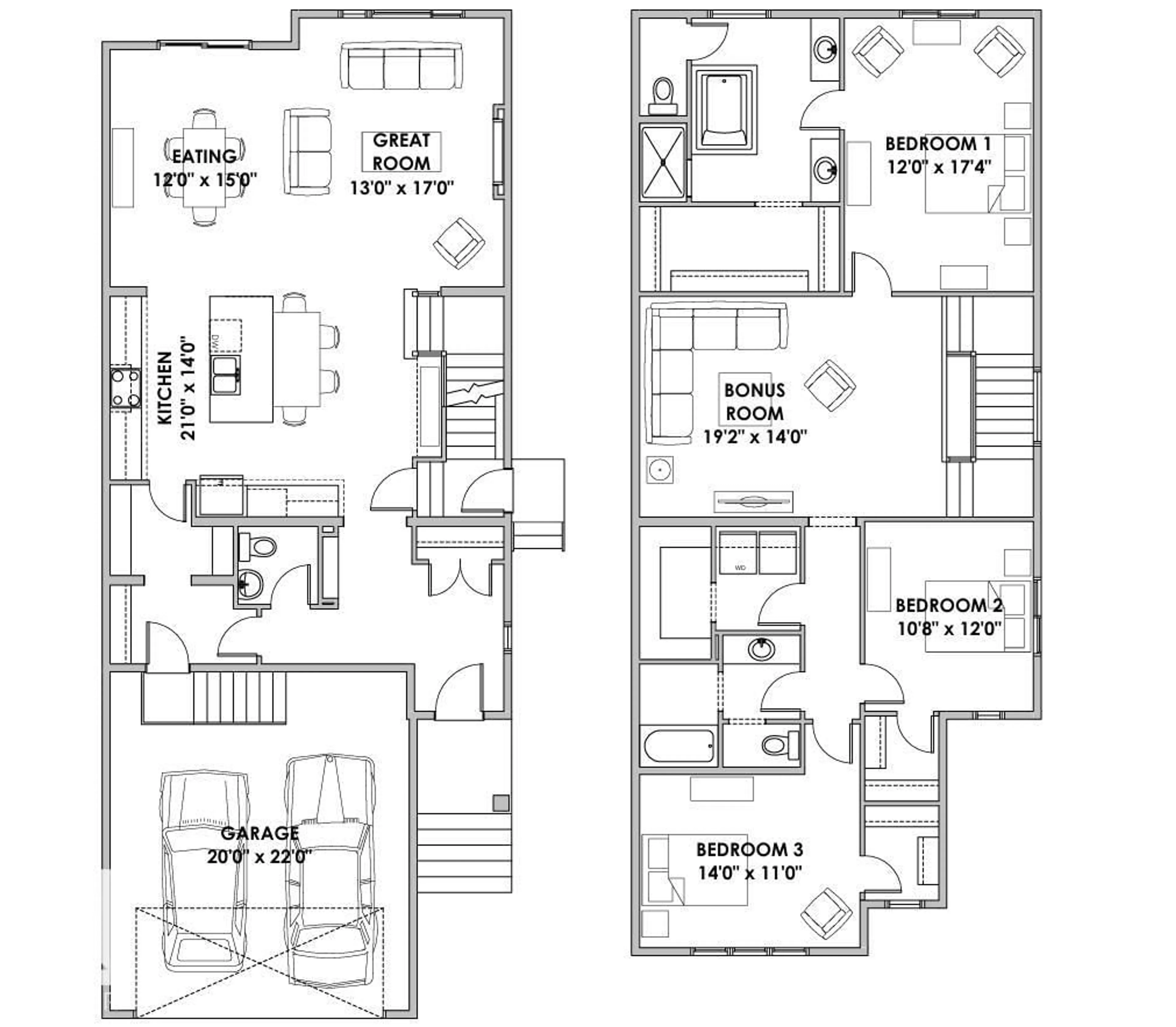 Floor plan for 166 STILES BEND, Leduc Alberta T9E1N8