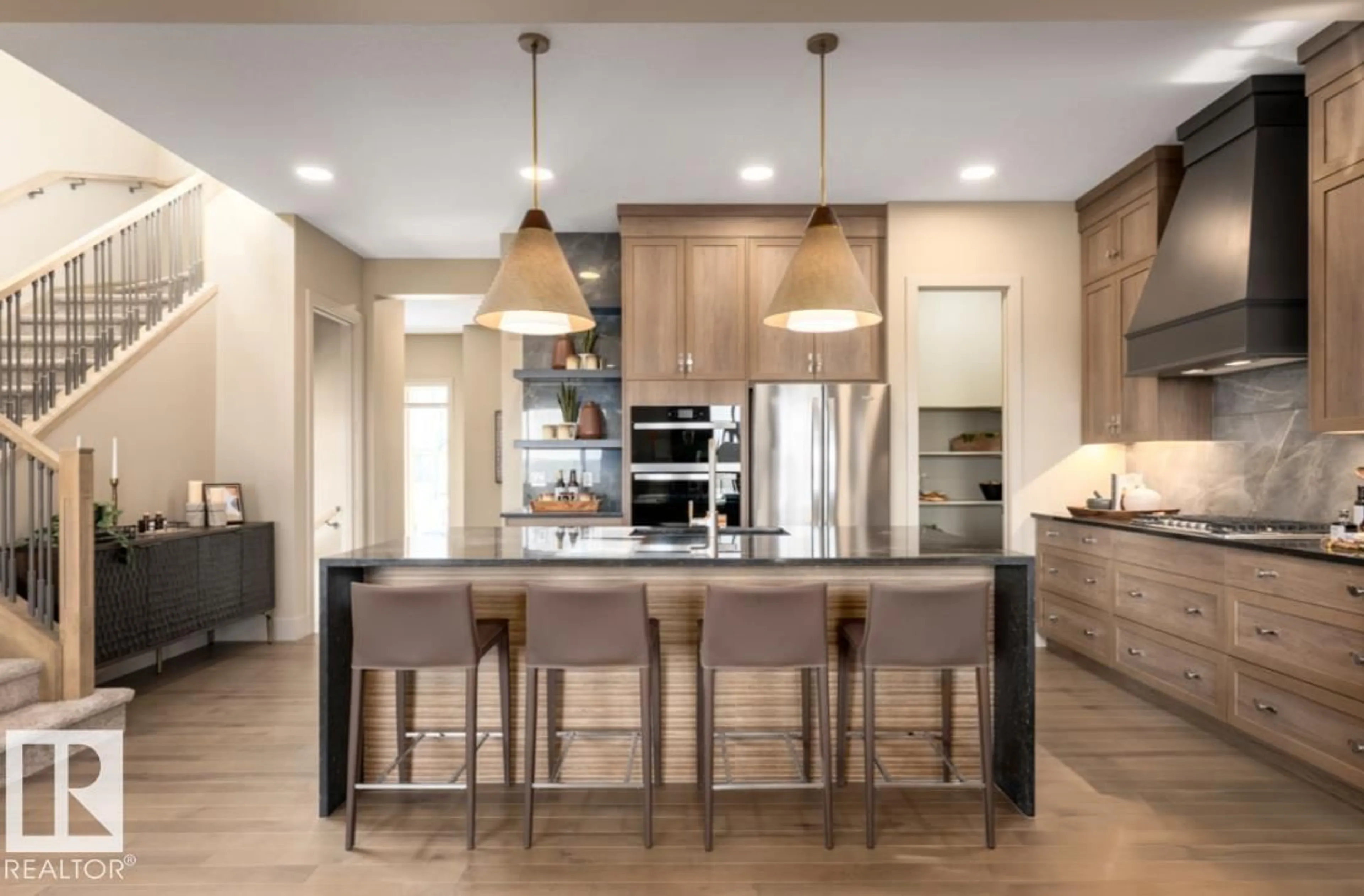 Contemporary kitchen, unknown for 166 STILES BEND, Leduc Alberta T9E1N8