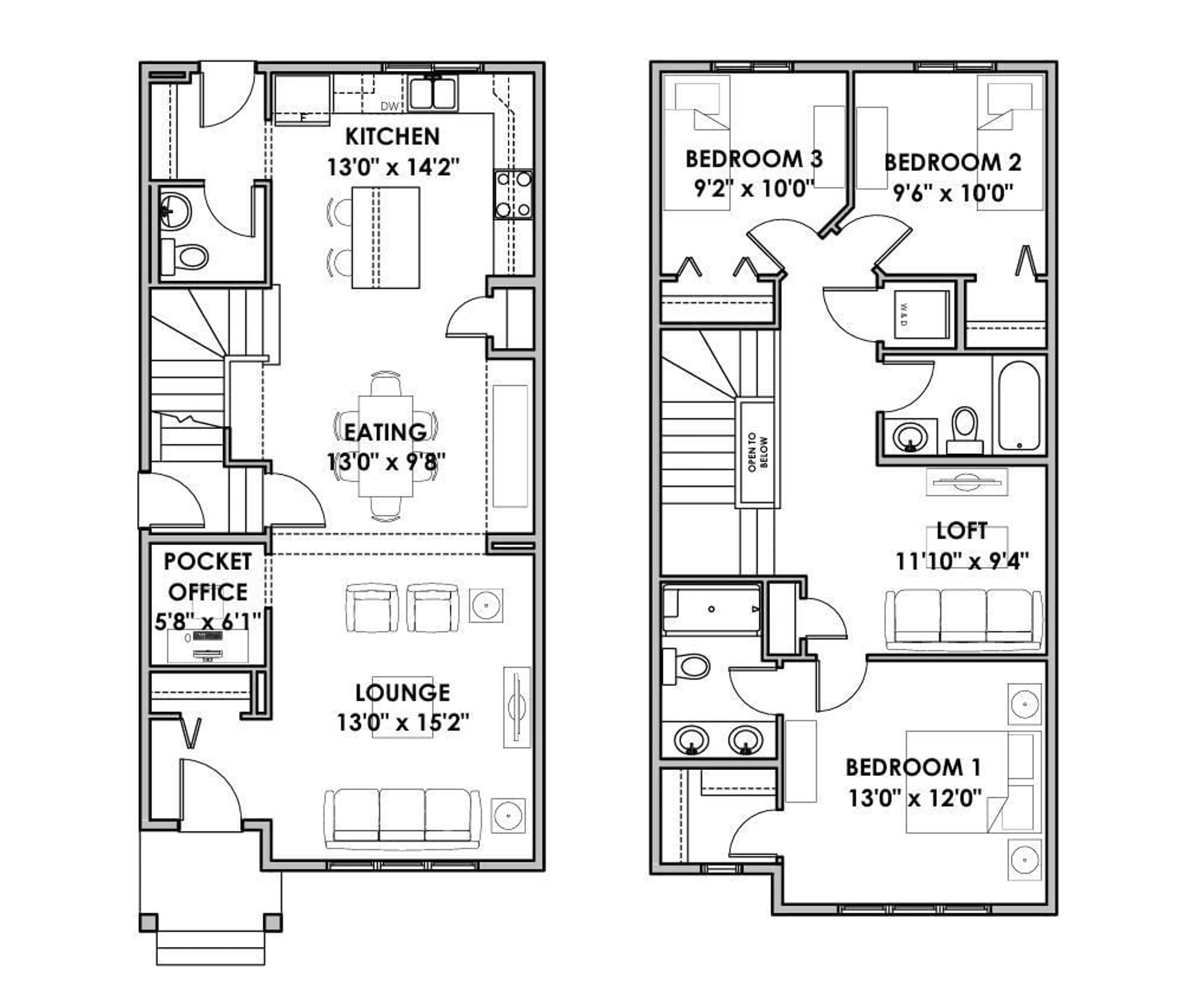 Floor plan for 3028 192 ST, Edmonton Alberta T6M3M3