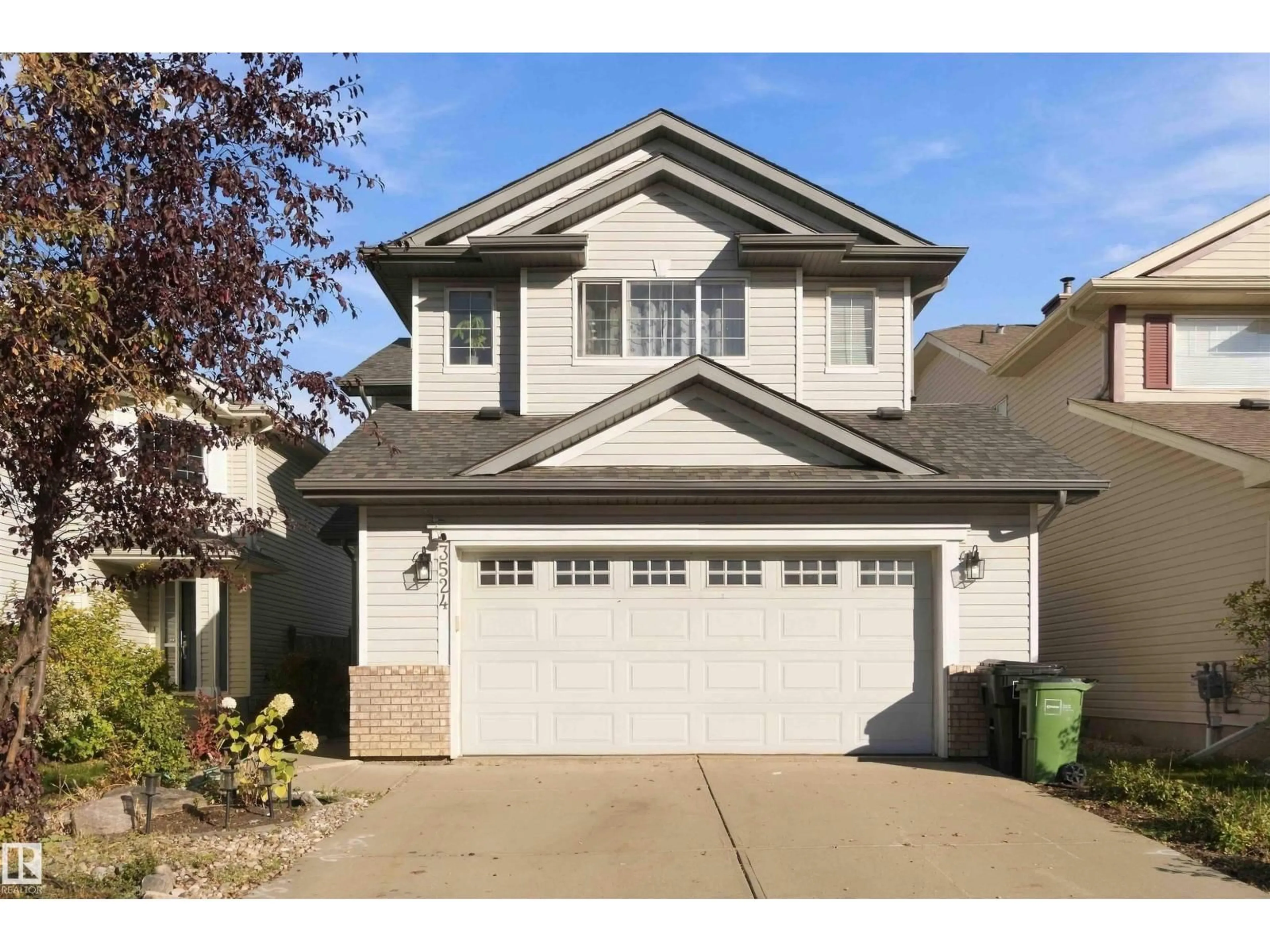 Home with vinyl exterior material, street for 3524 MCLEAN CR, Edmonton Alberta T6W1M3