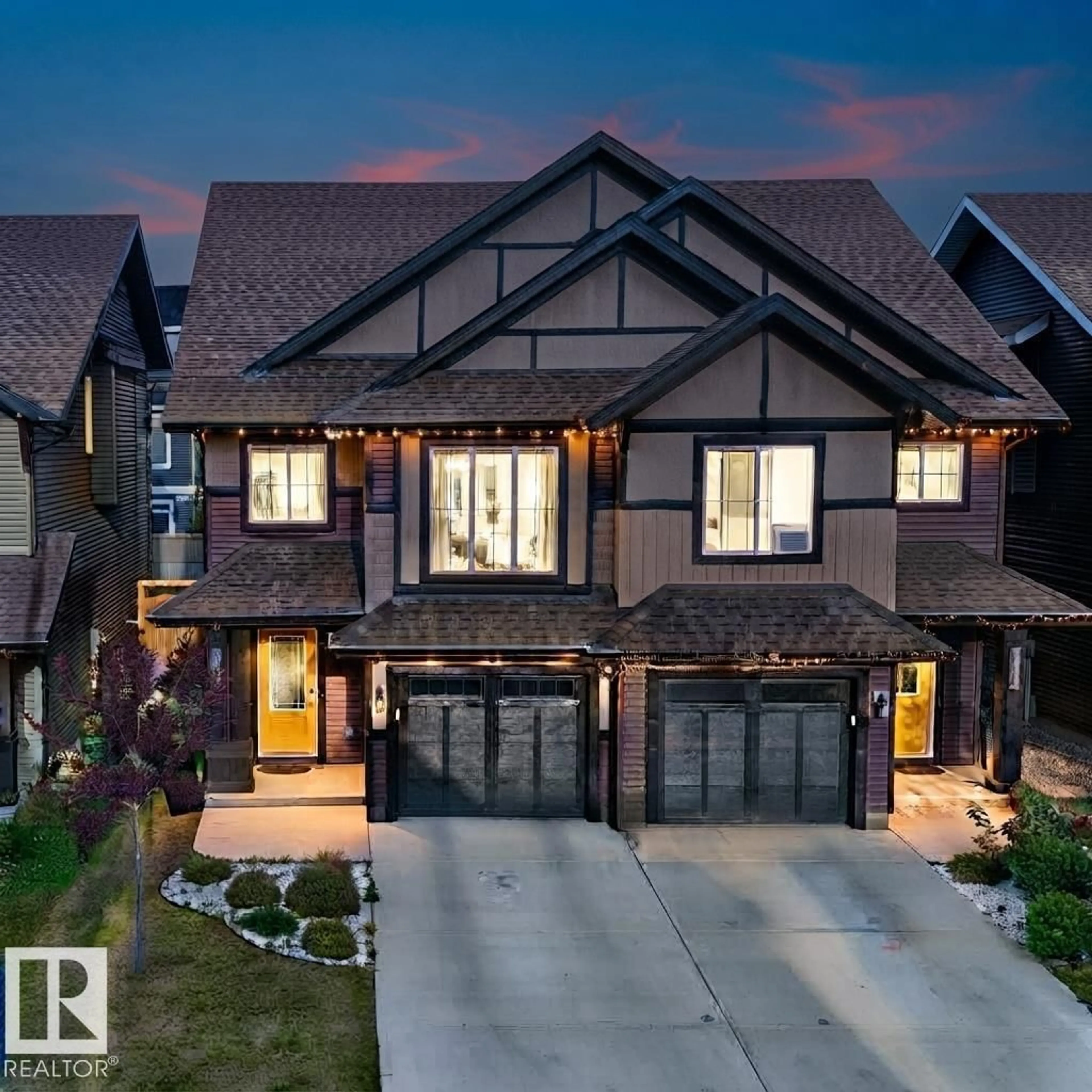 Home with brick exterior material, street for SW - 2284 CHOKECHERRY CL, Edmonton Alberta T6X2M6