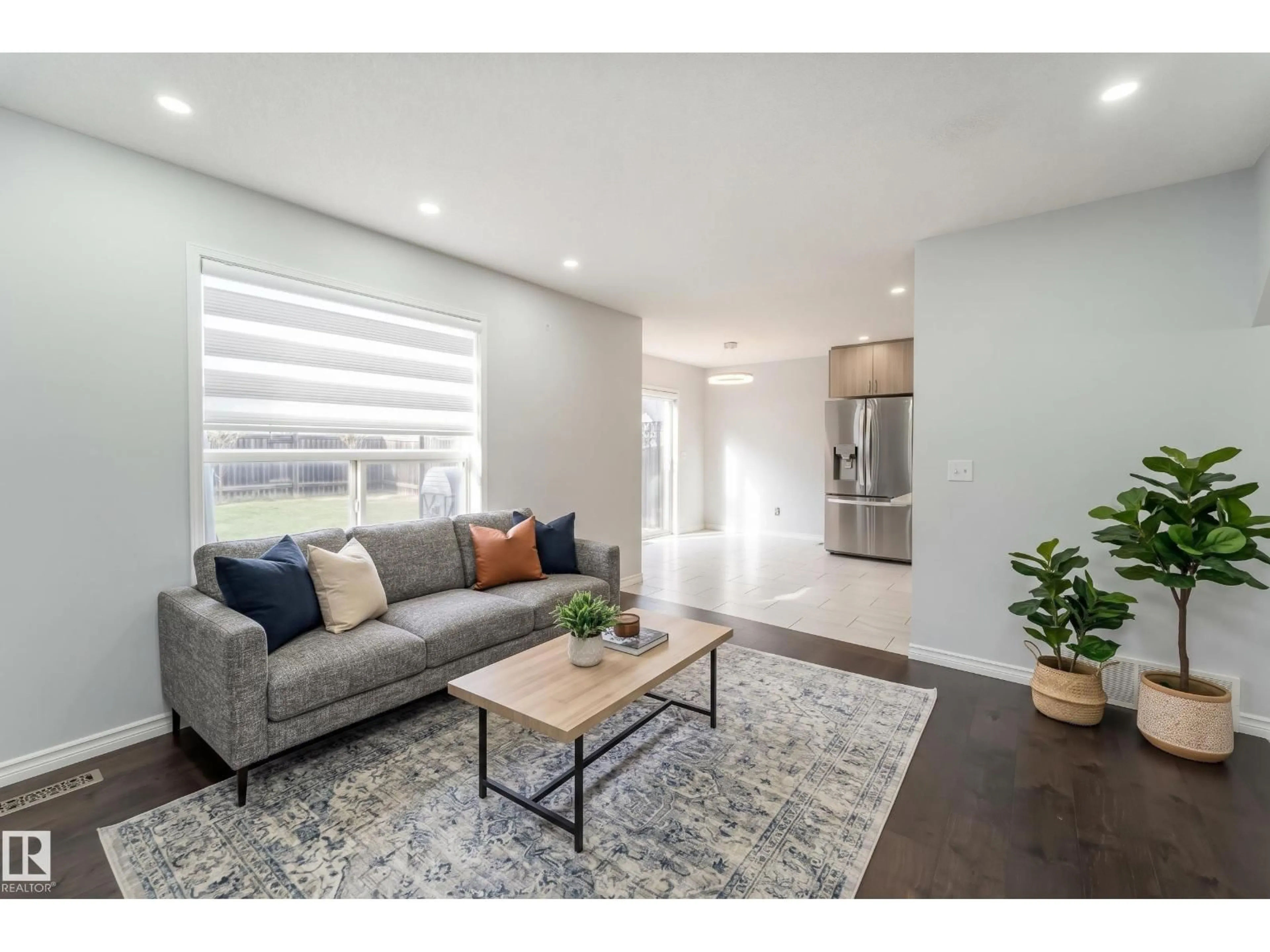 Living room with furniture, unknown for NW - 15406 138A ST, Edmonton Alberta T6V1P7
