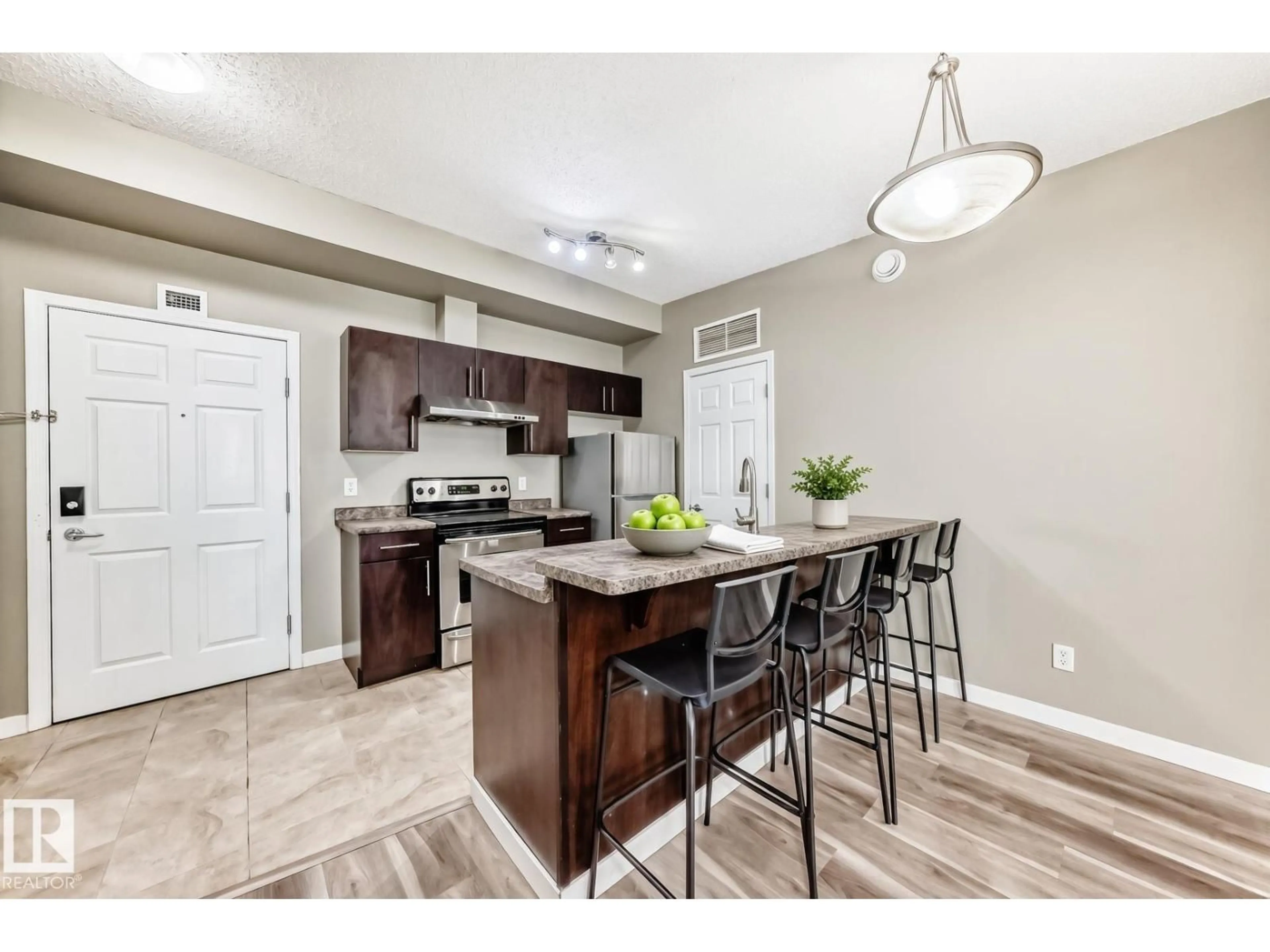 Open concept kitchen, unknown for 411 6925 199 ST NW, Edmonton Alberta T5T3X8