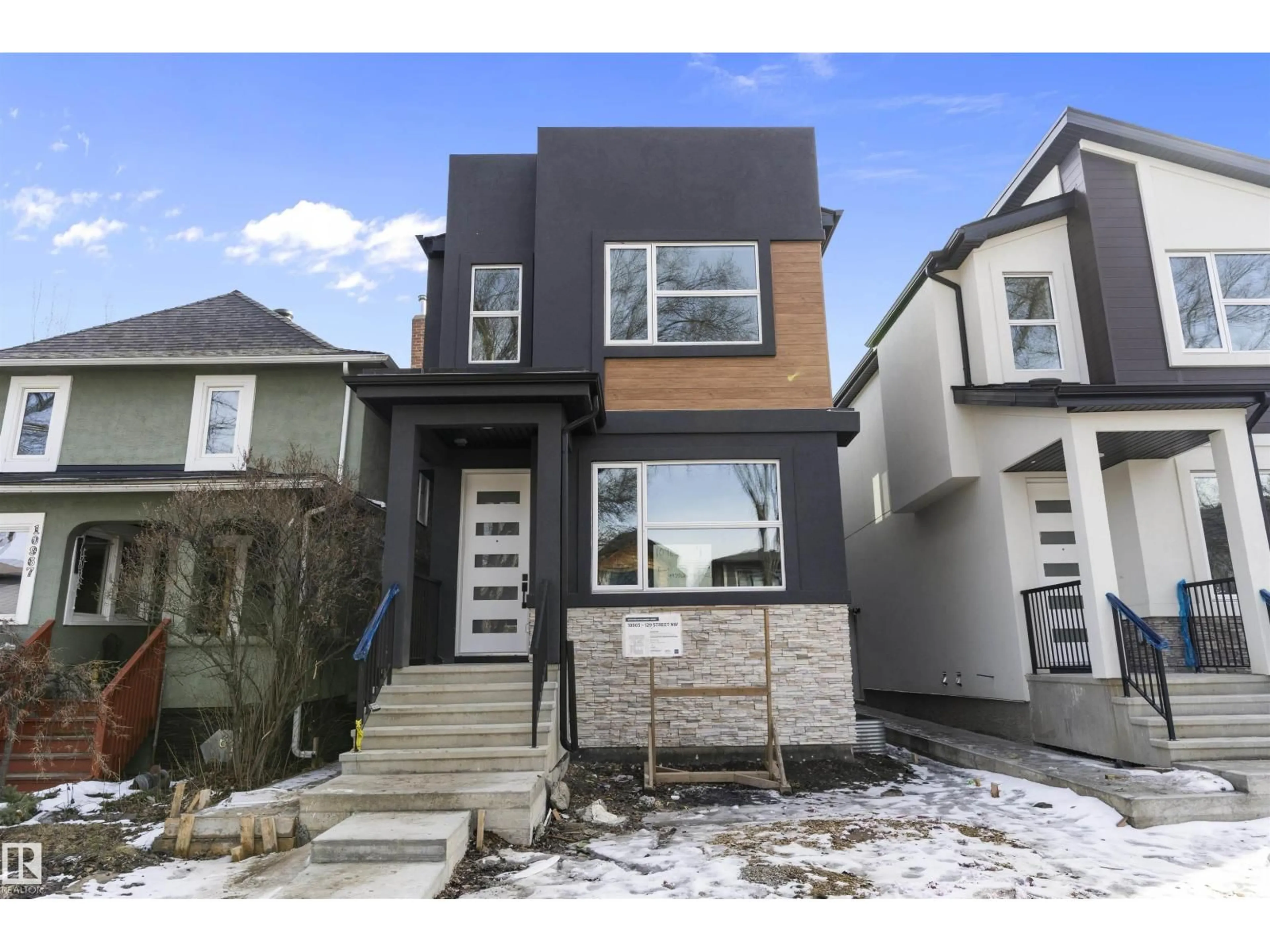 Home with brick exterior material, street for NW - 10965 129 ST, Edmonton Alberta T5M0Y2