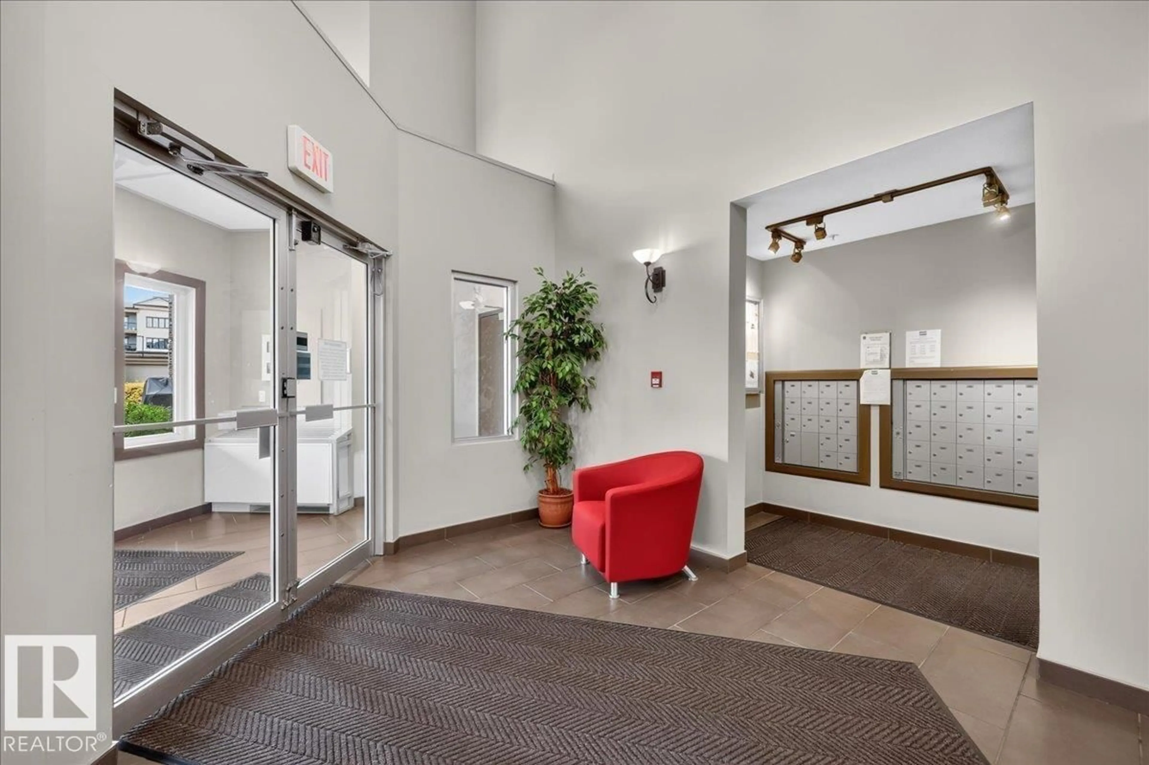 Indoor foyer for #217 - 160 MAGRATH RD, Edmonton Alberta T6R3T7