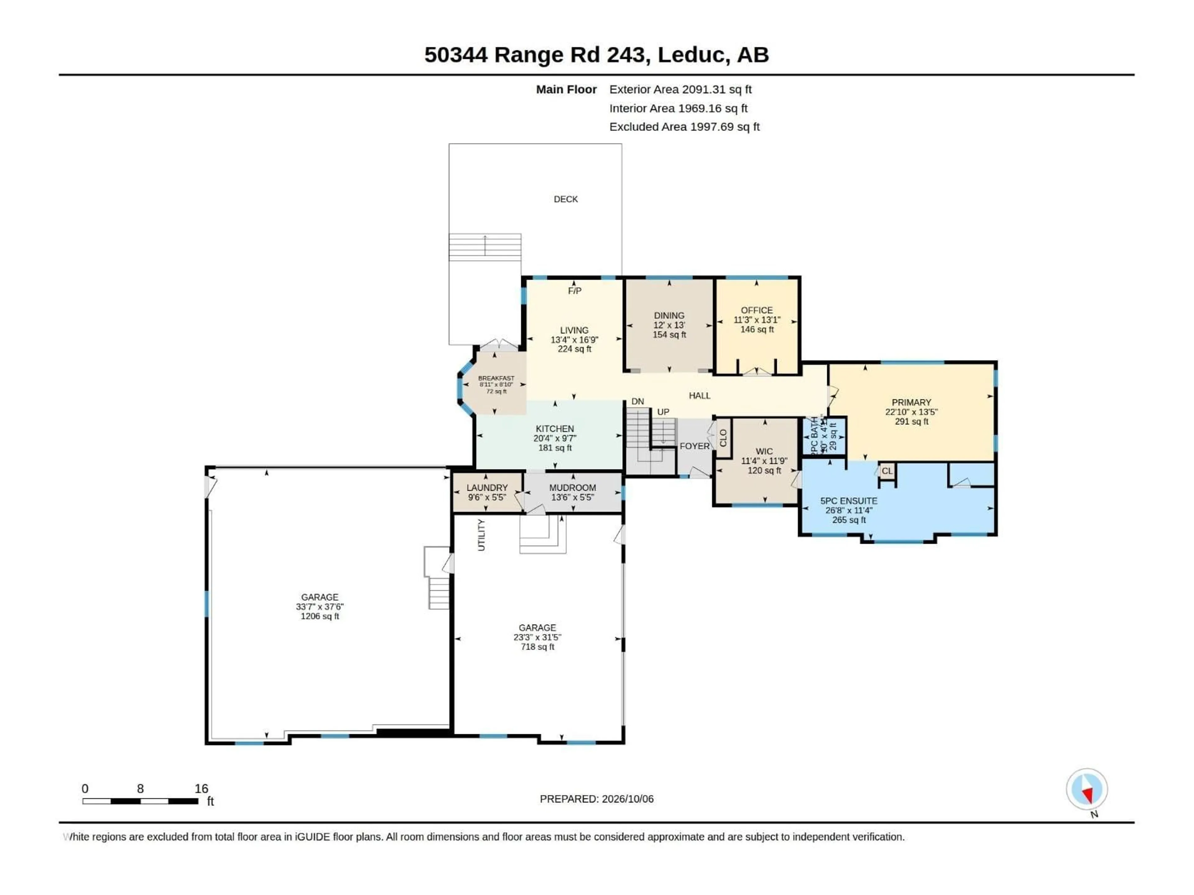 Floor plan for 50344 RGE RD 243, Rural Leduc County Alberta T4X0N5