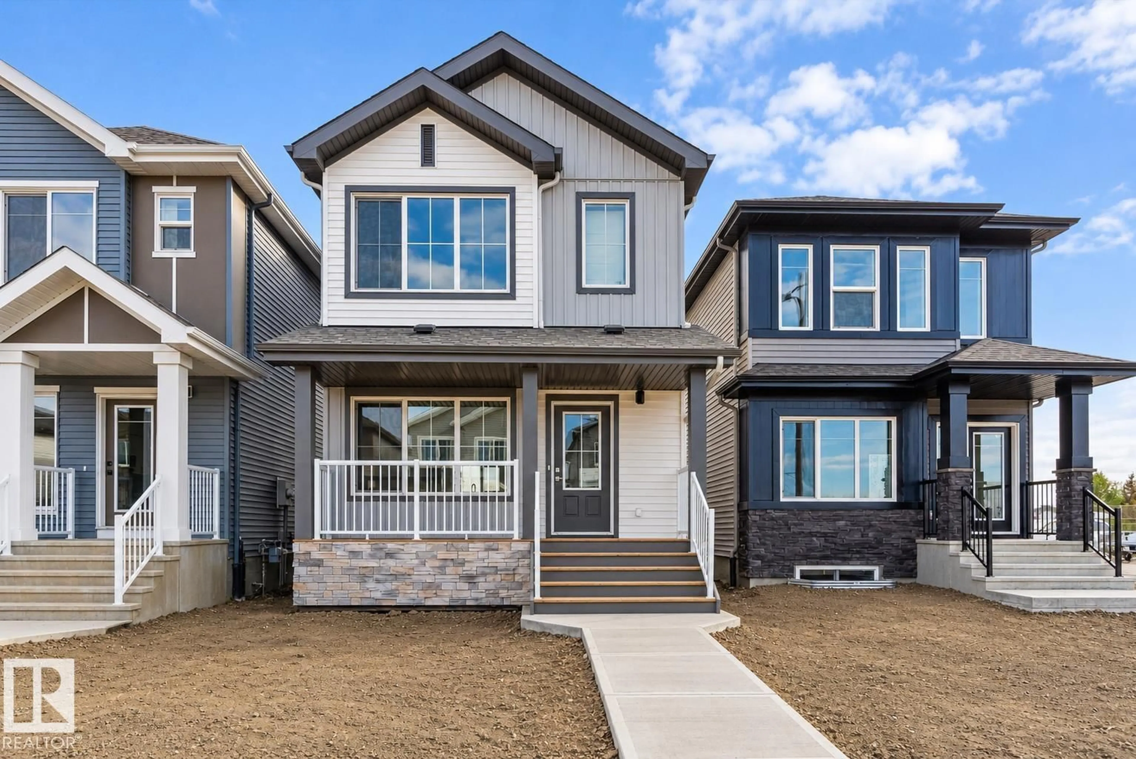 Home with vinyl exterior material, street for 4203 63 ST, Beaumont Alberta T4X0X5