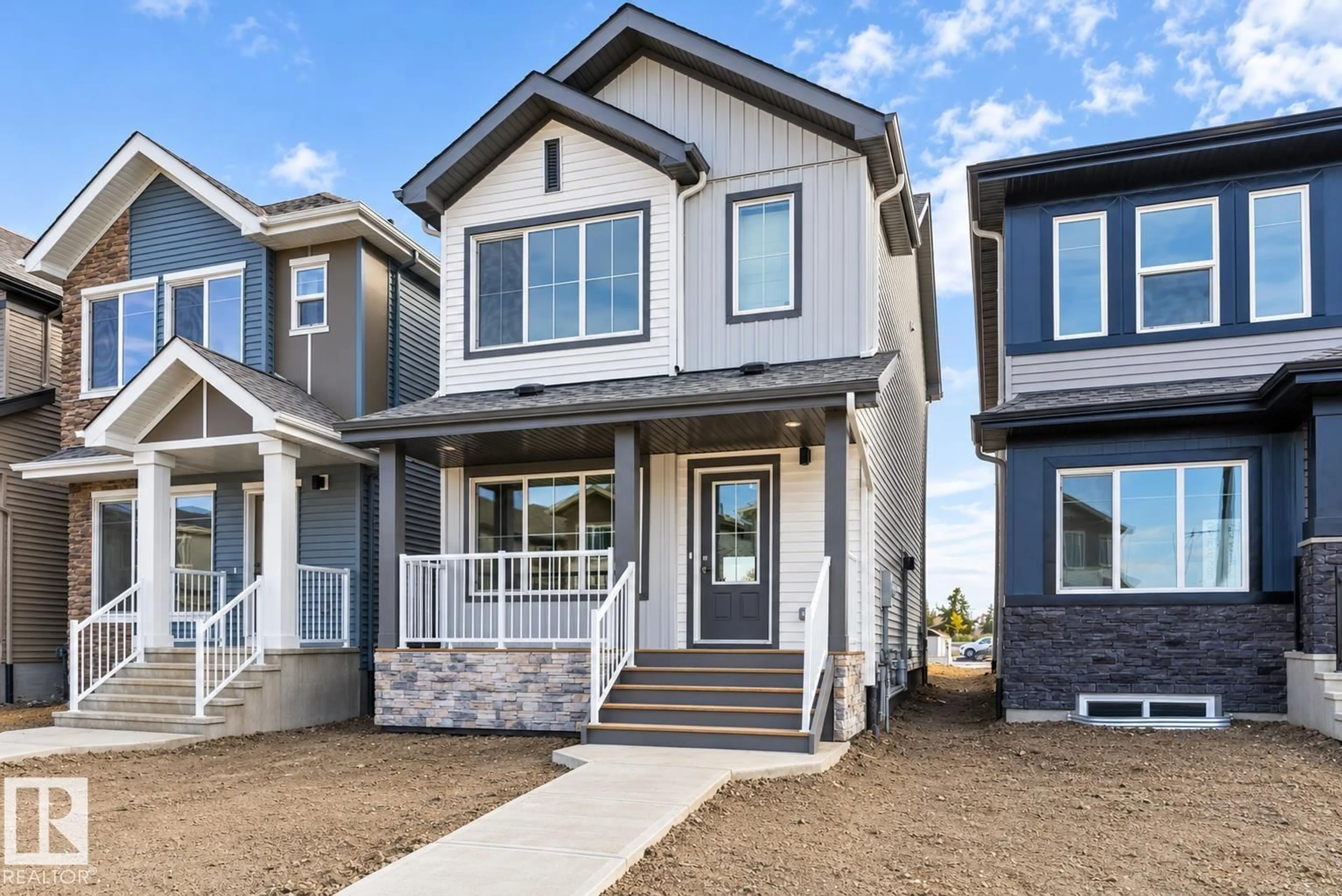 Home with vinyl exterior material, street for 4203 63 ST, Beaumont Alberta T4X0X5