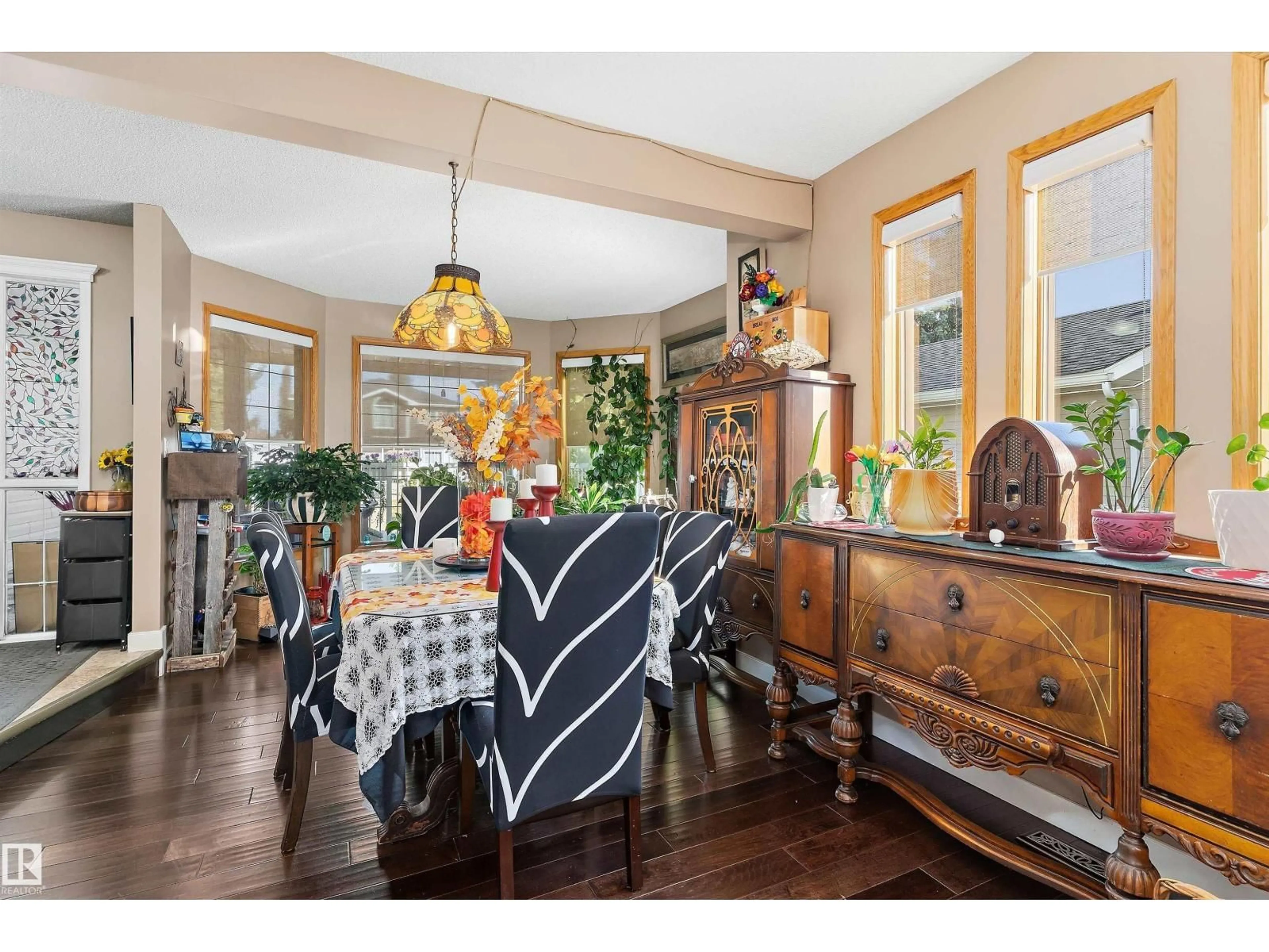 Dining room, wood/laminate floor for 210 WEST LIBERTY CR, Millet Alberta T0C1Z0