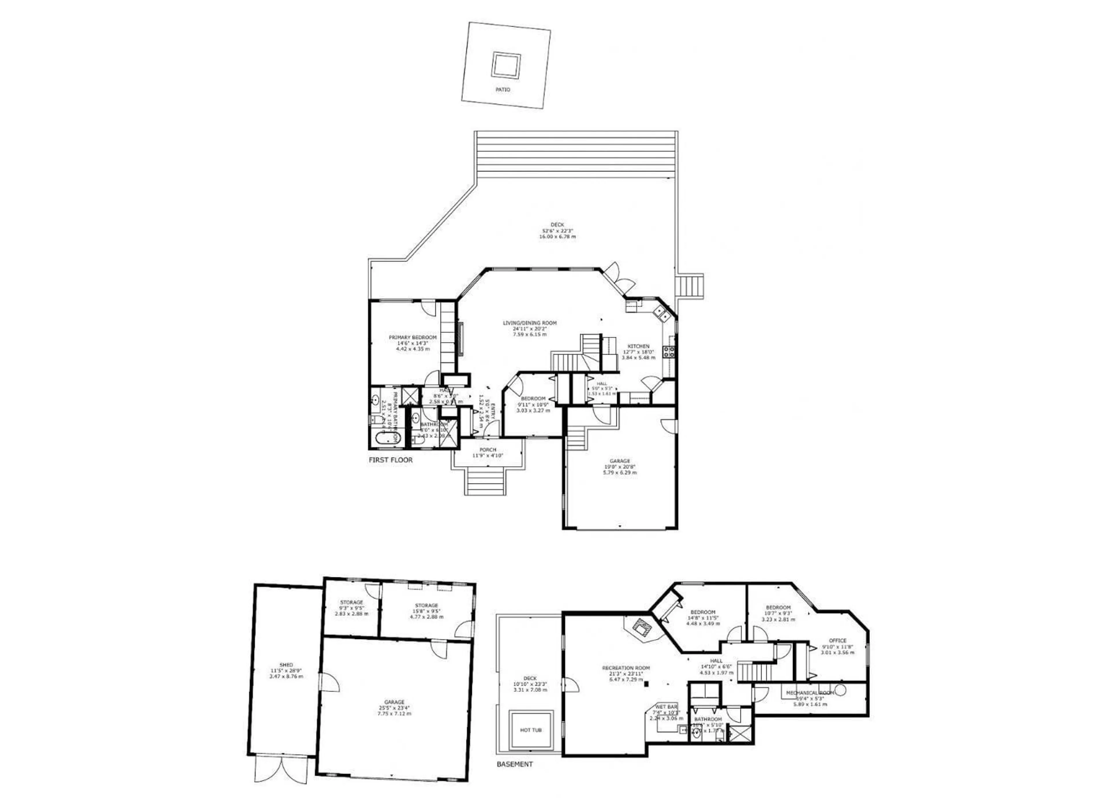 Floor plan for 6 - 53102 RGE ROAD 31, Rural Parkland County Alberta T0E0N0