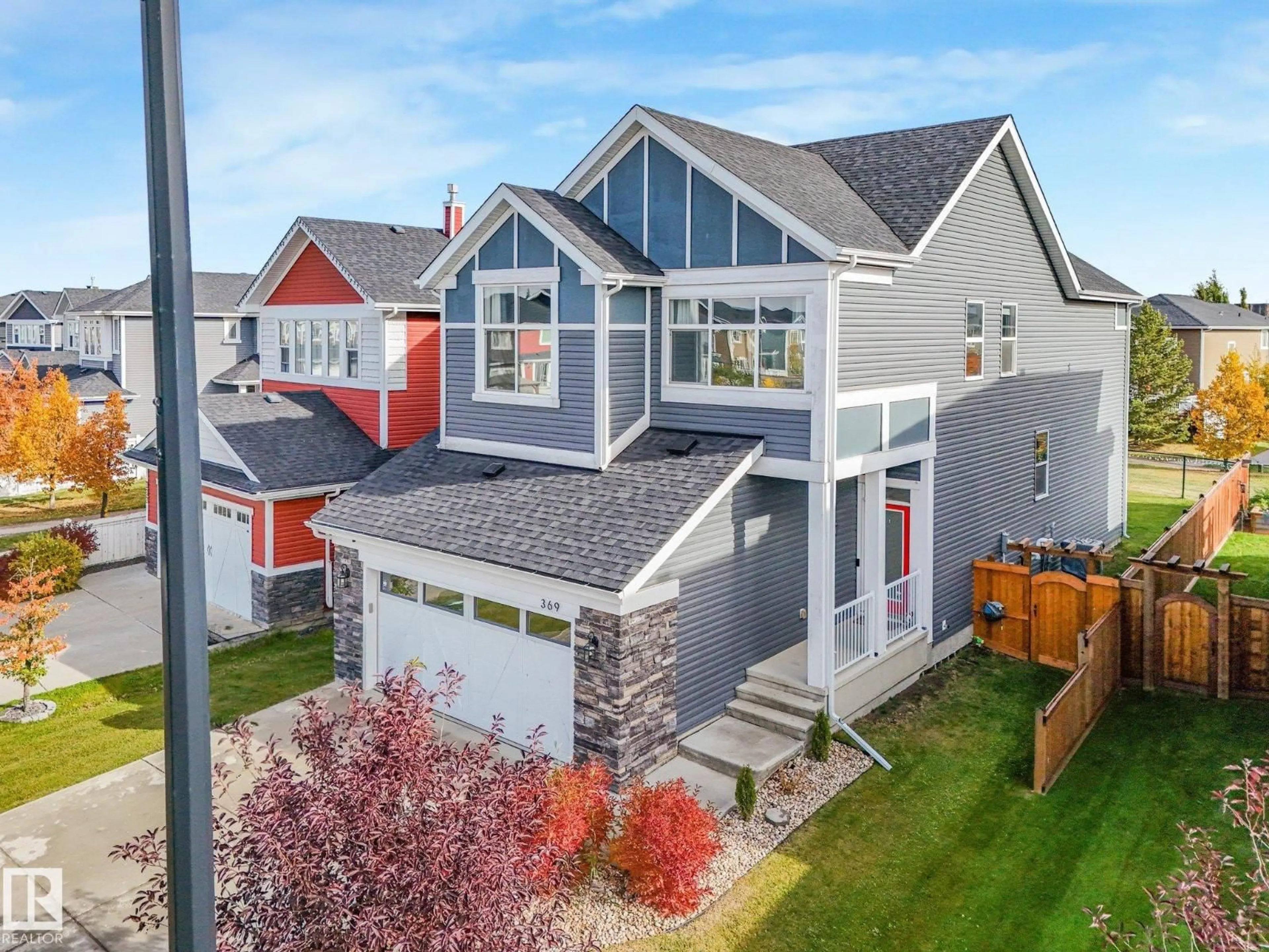 Home with vinyl exterior material, street for 369 SIMPKINS WD, Leduc Alberta T9E0Y4
