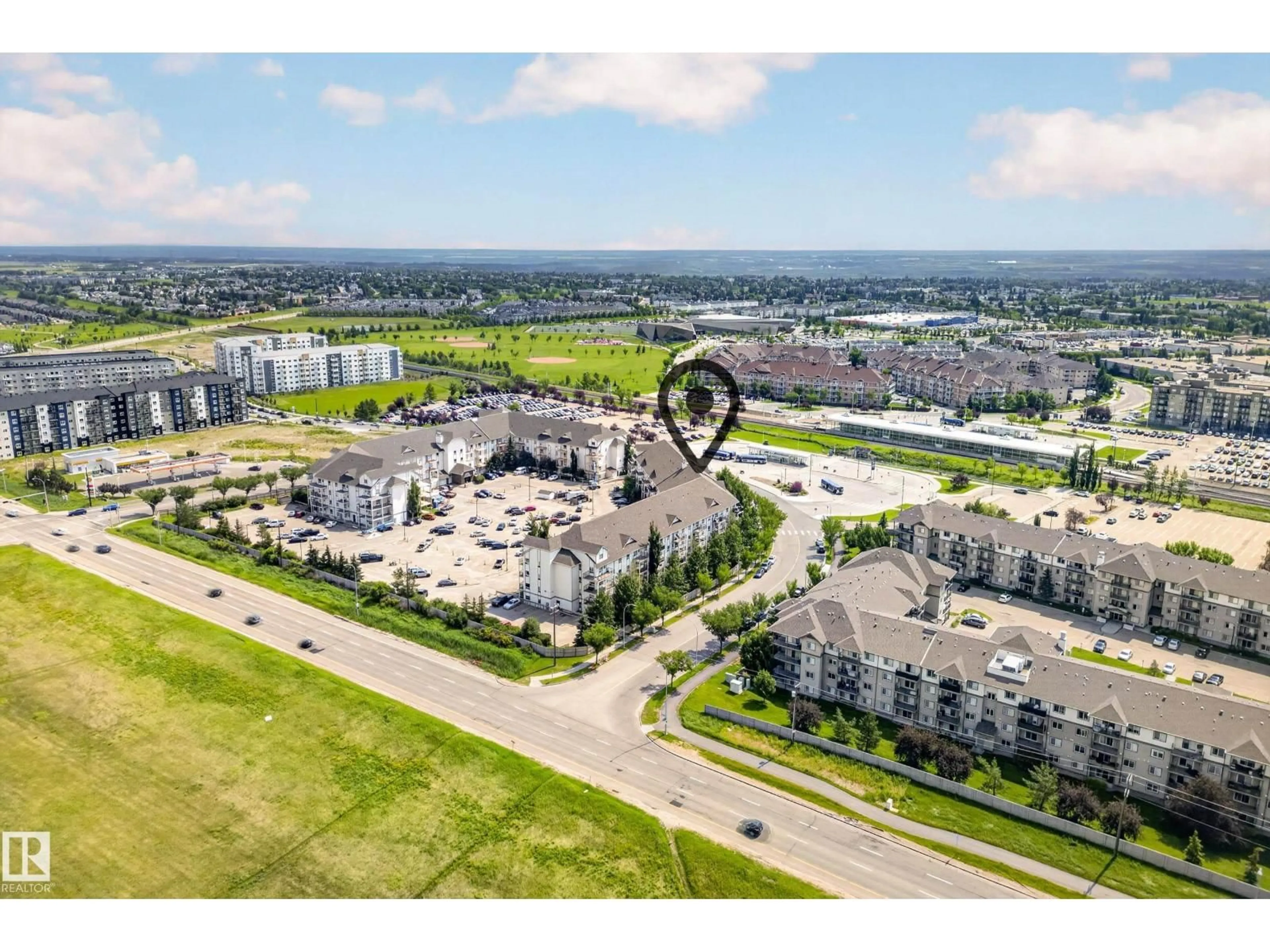 A pic from outside/outdoor area/front of a property/back of a property/a pic from drone, unknown for #2212 - 2212 CLAREVIEW STATION DR, Edmonton Alberta T5Y0E5