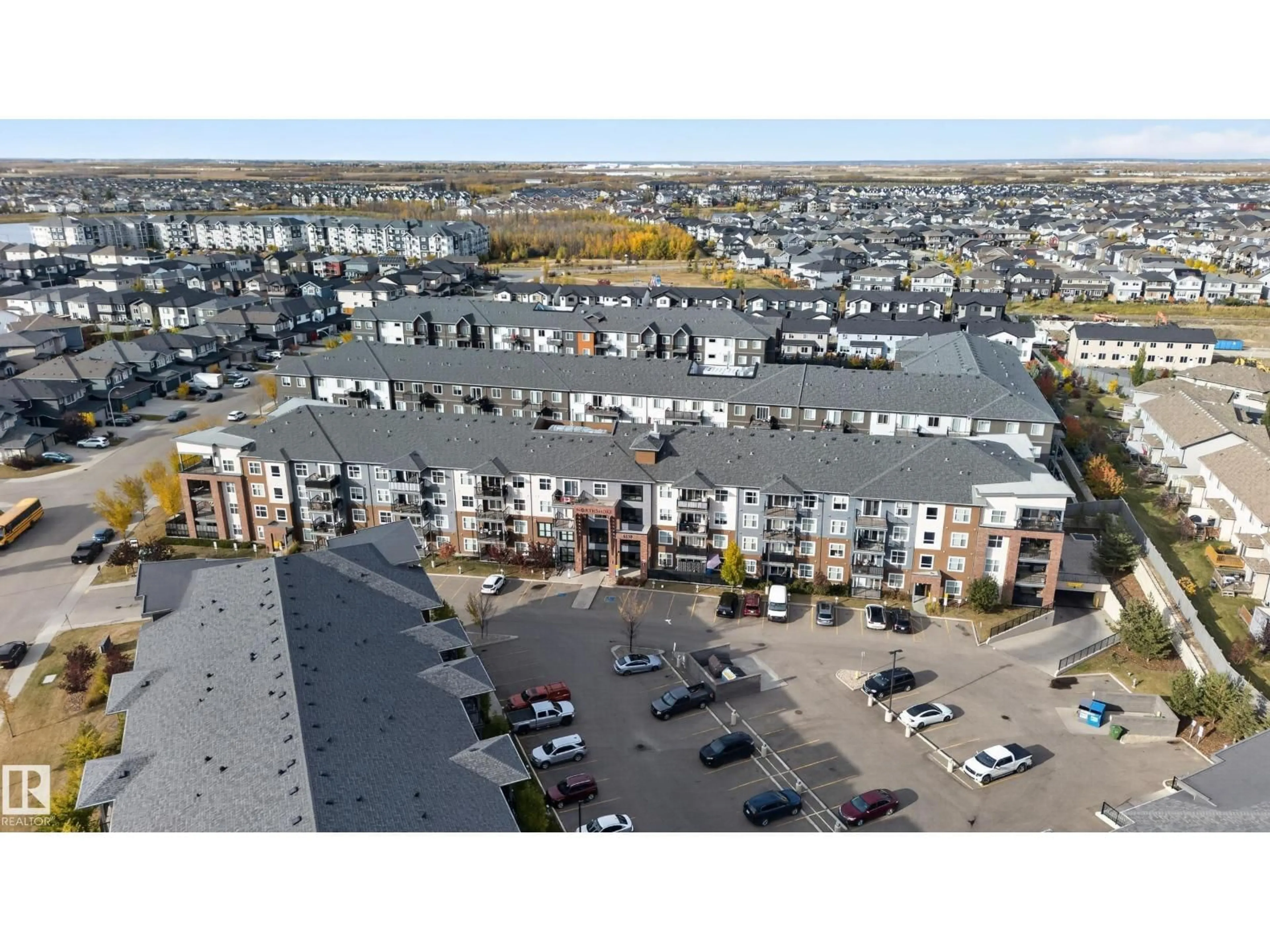 A pic from outside/outdoor area/front of a property/back of a property/a pic from drone, unknown for #113 - 5510 SCHONSEE DR, Edmonton Alberta T5Z0N9