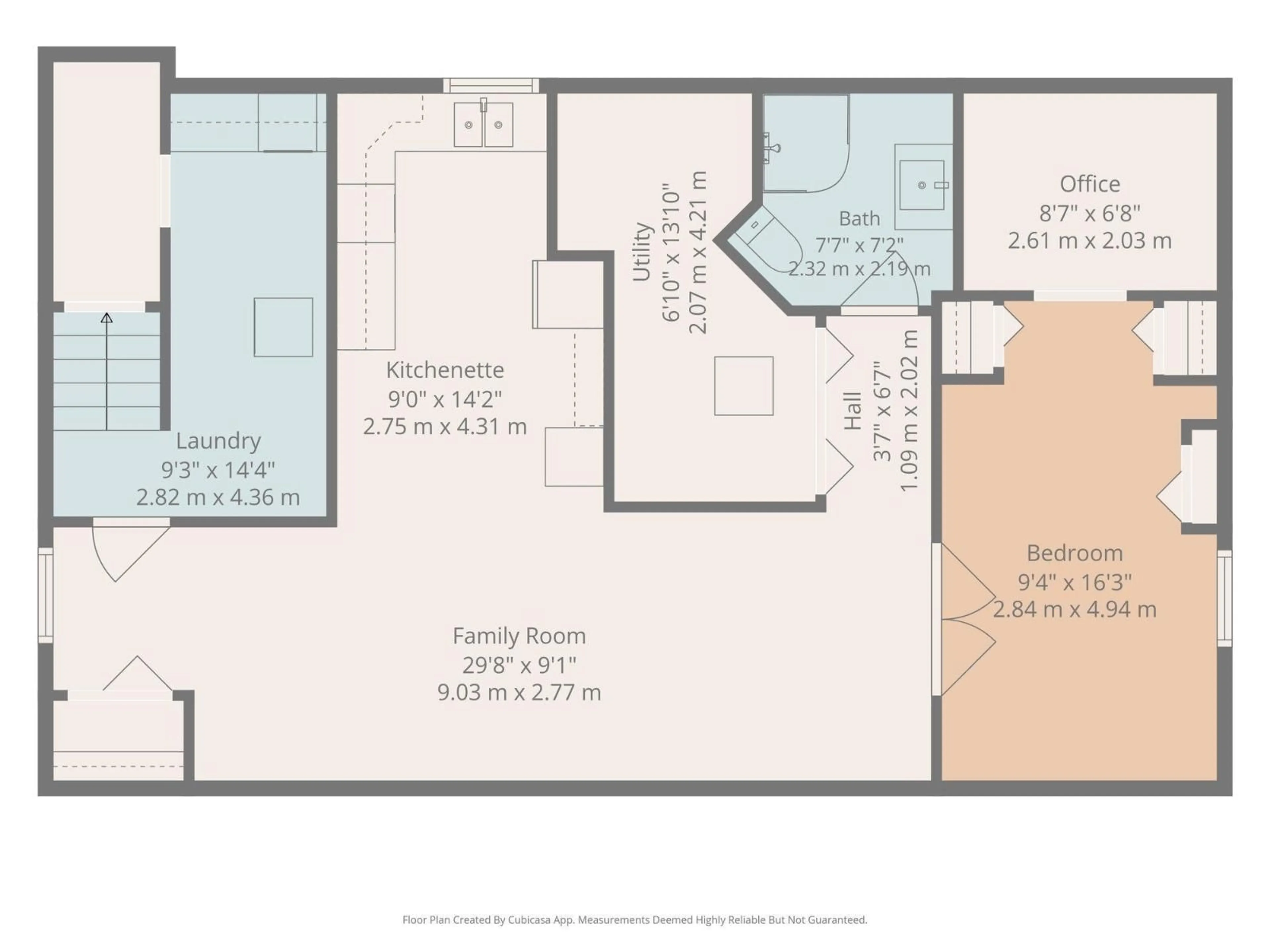 Floor plan for 8721 99 AV, Fort Saskatchewan Alberta T8L2Y4