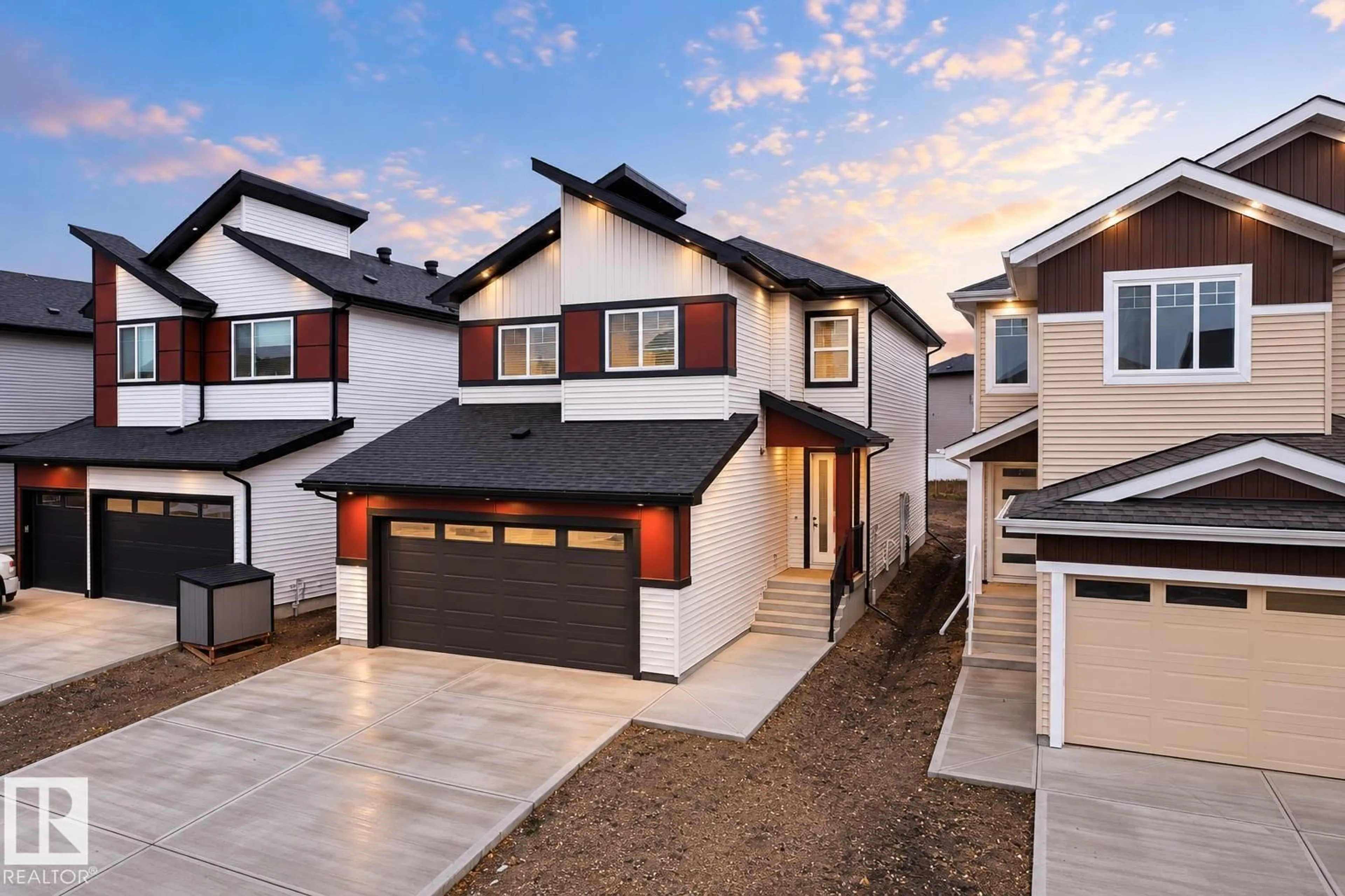 Home with vinyl exterior material, street for 741 ASTORIA WY, Devon Alberta T9G0M7