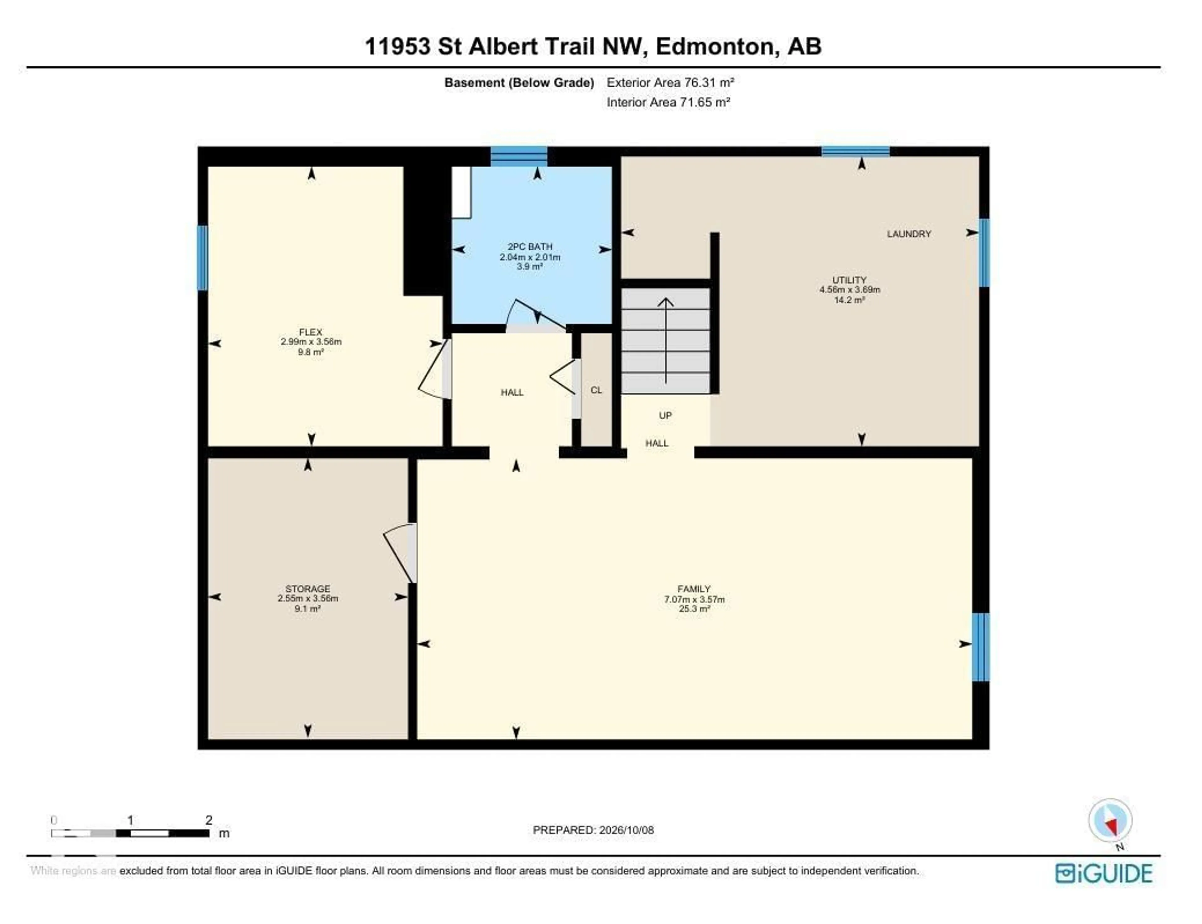 Floor plan for 11953 ST ALBERT TR, Edmonton Alberta T5L4G5