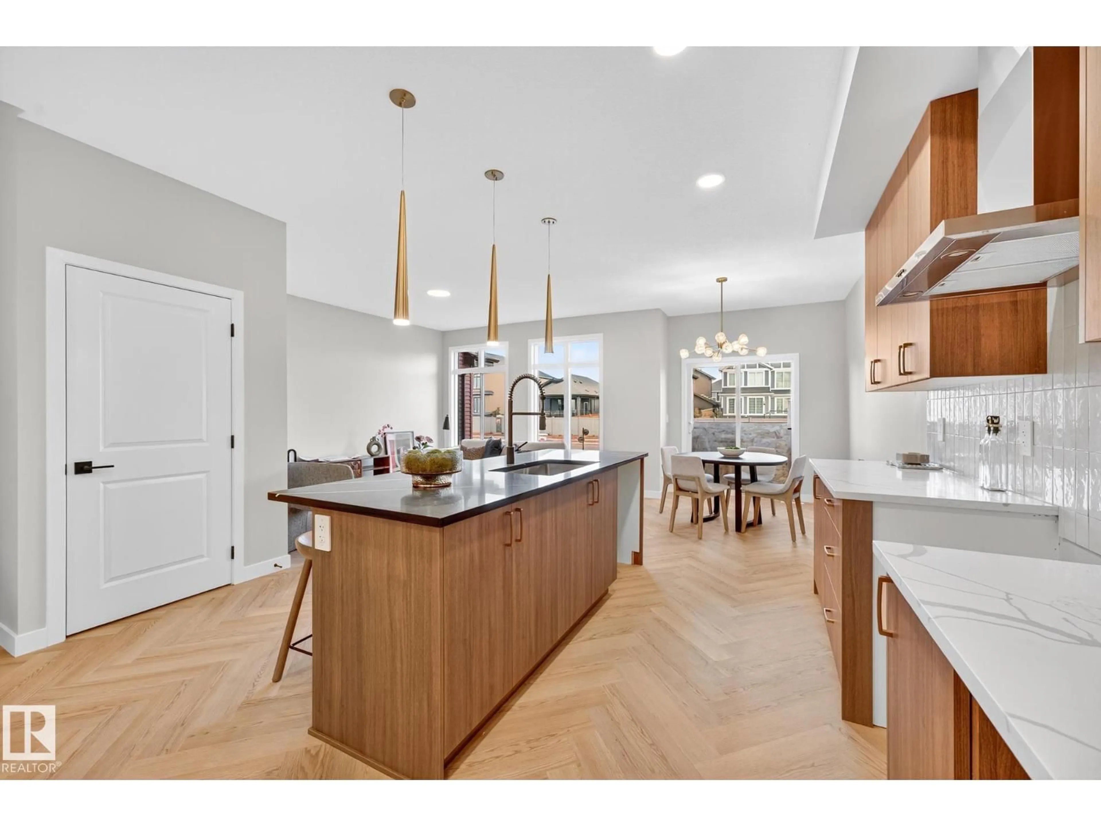 Open concept kitchen, unknown for SW - 8307 KIRIAK LO, Edmonton Alberta T6W5S2