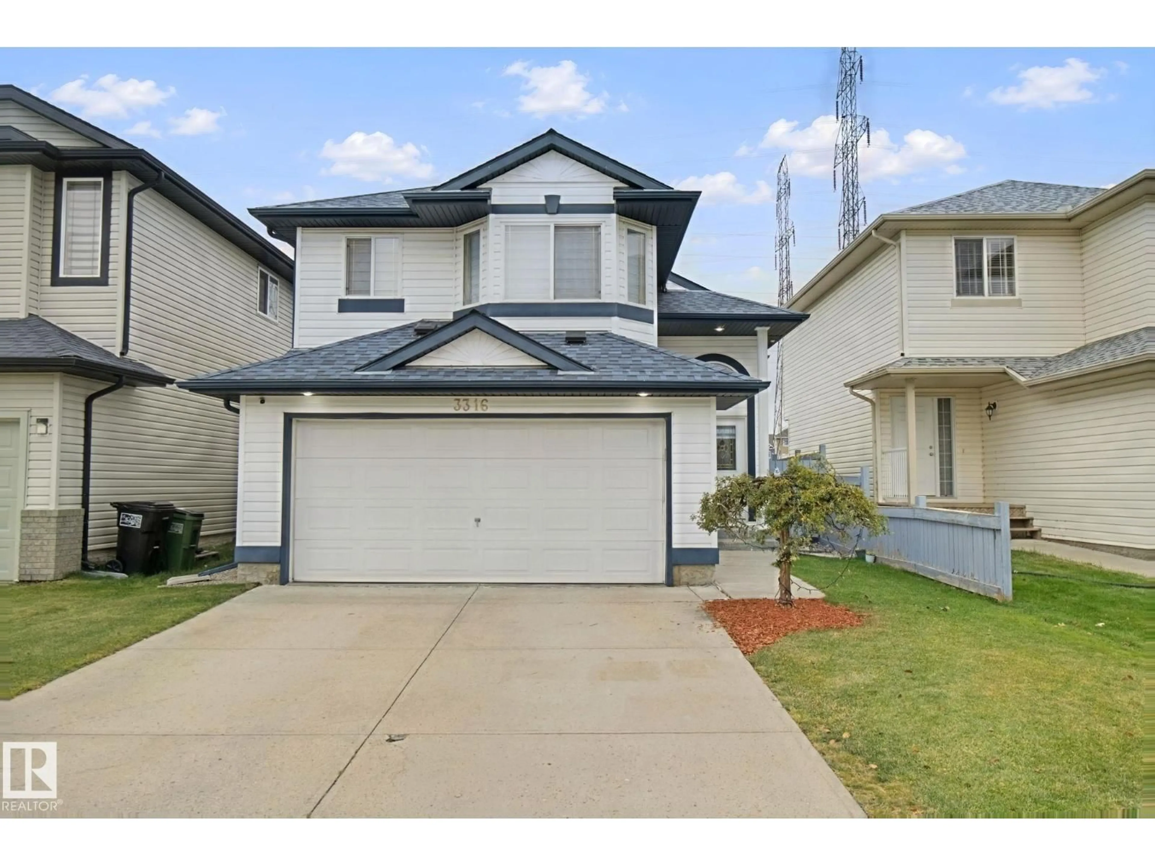 A pic from outside/outdoor area/front of a property/back of a property/a pic from drone, street for 3316 26 ST, Edmonton Alberta T6T1Z3