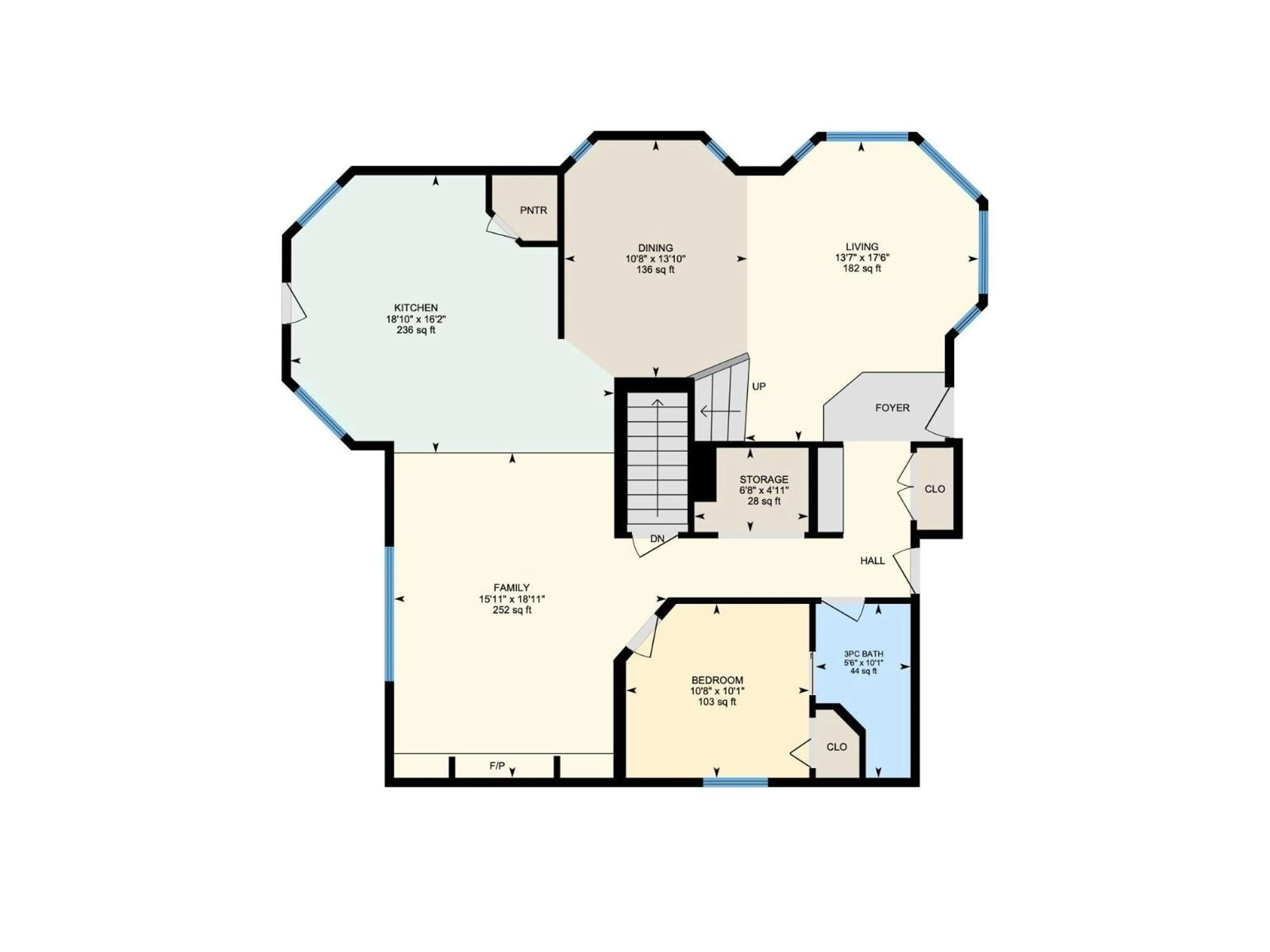 Floor plan for 48 ASTER PT, Sherwood Park Alberta T8H1M6