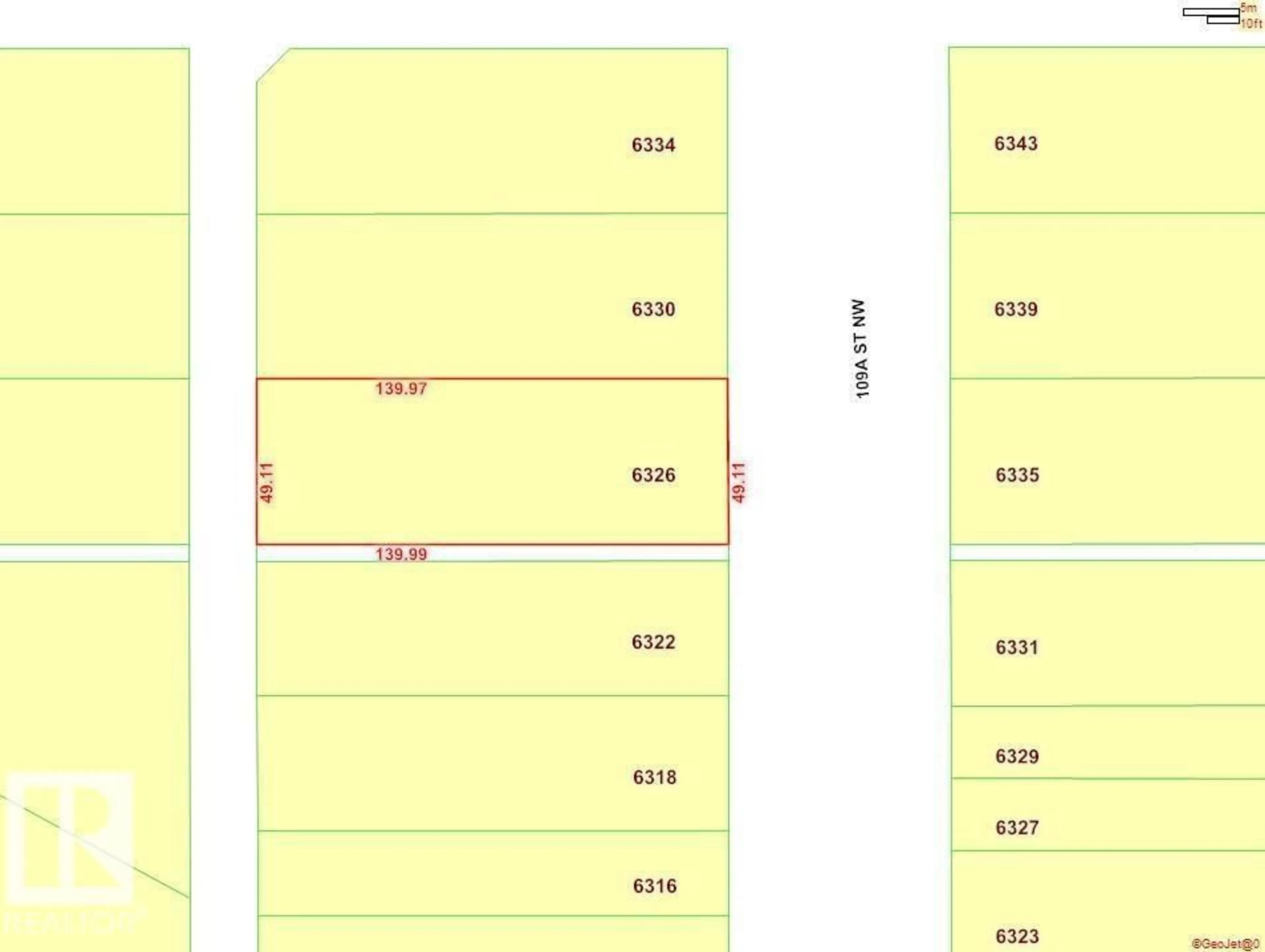 Floor plan for 6326 109A ST NW, Edmonton Alberta T6H3C7