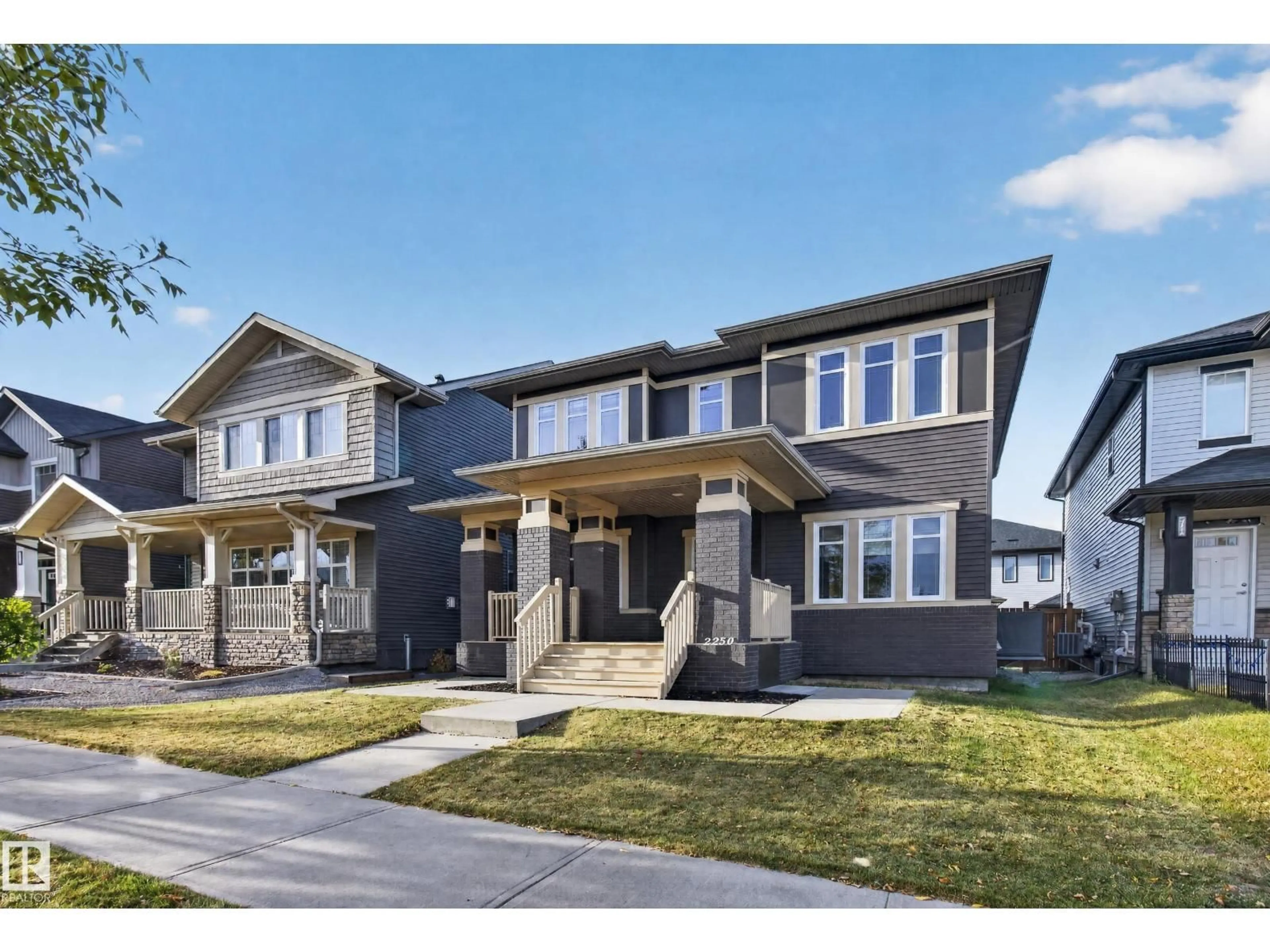 Home with brick exterior material, street for 2250 ASPEN TR, Sherwood Park Alberta T8H0W4