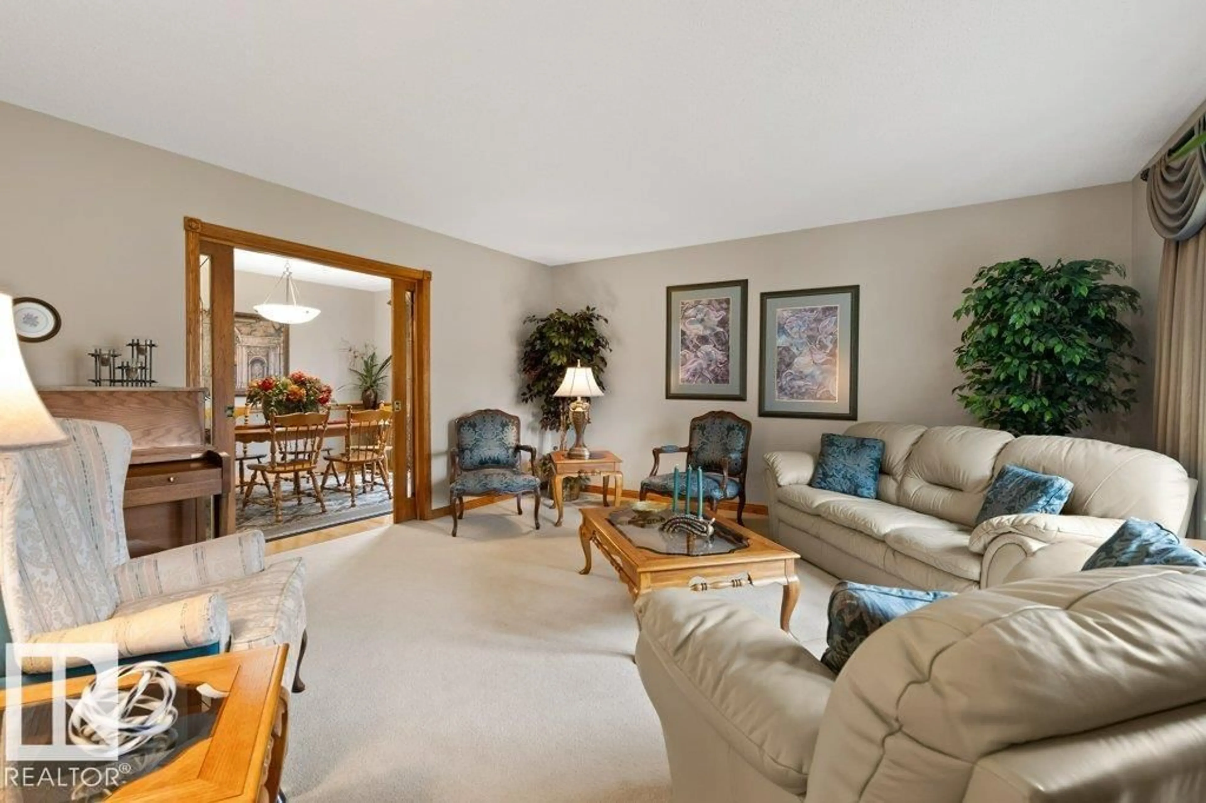 Living room with furniture, unknown for 21 LORNE CR, St. Albert Alberta T8N3R5