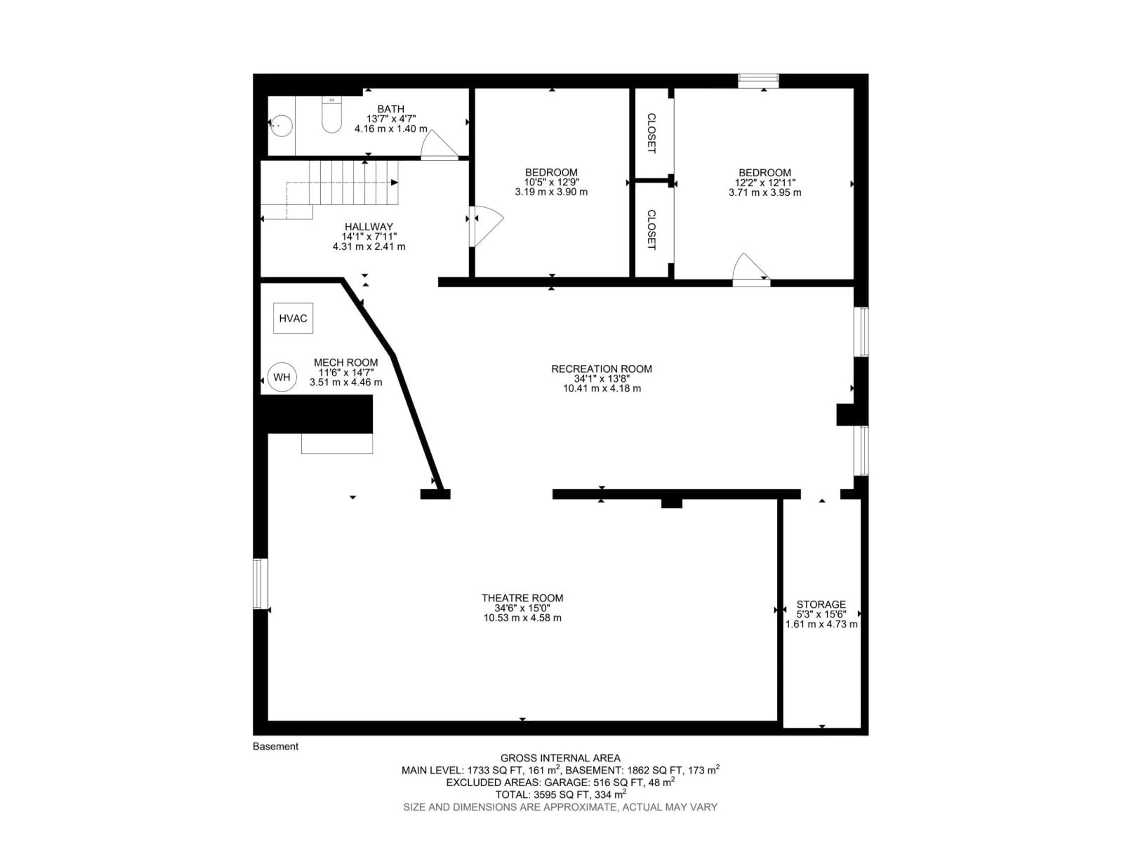 Floor plan for 15432 78 AV, Edmonton Alberta T5R3E1