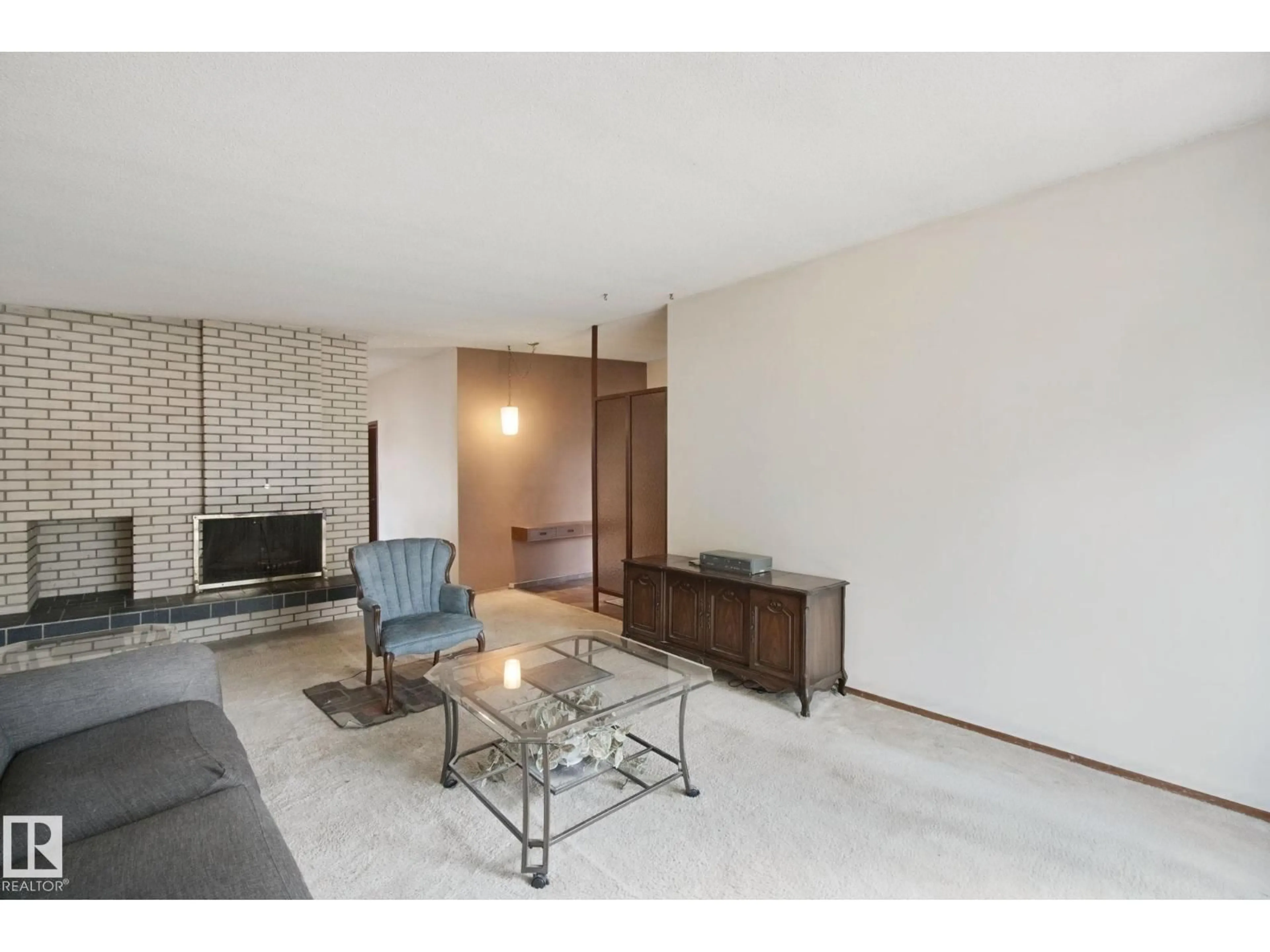 Living room with furniture, unknown for 15432 78 AV, Edmonton Alberta T5R3E1