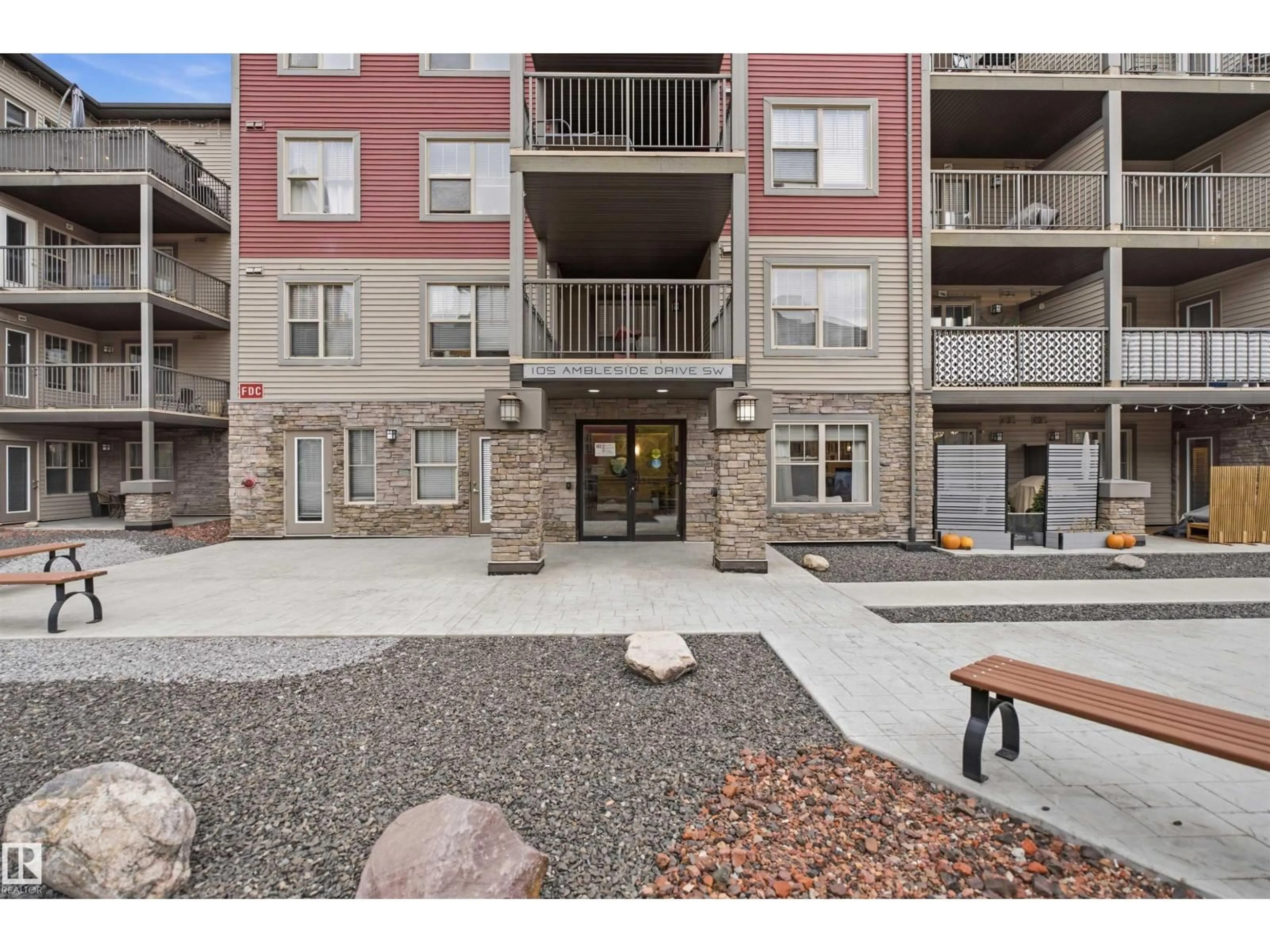 Patio, unknown for 105 - 405 AMBLESIDE DR, Edmonton Alberta T6W0J4
