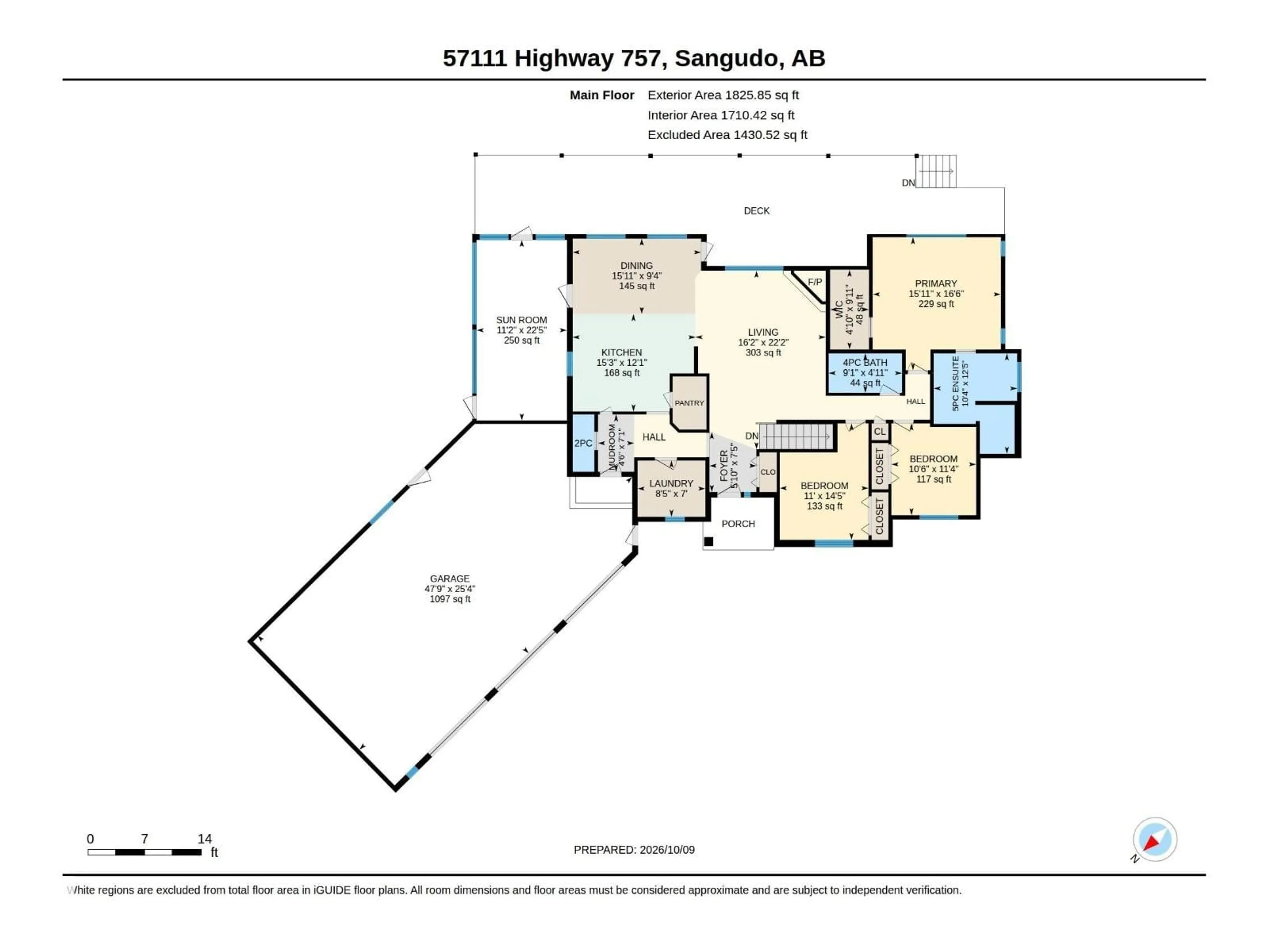 Floor plan for 57111 HWY 757, Rural Lac Ste. Anne County Alberta T0E2A0