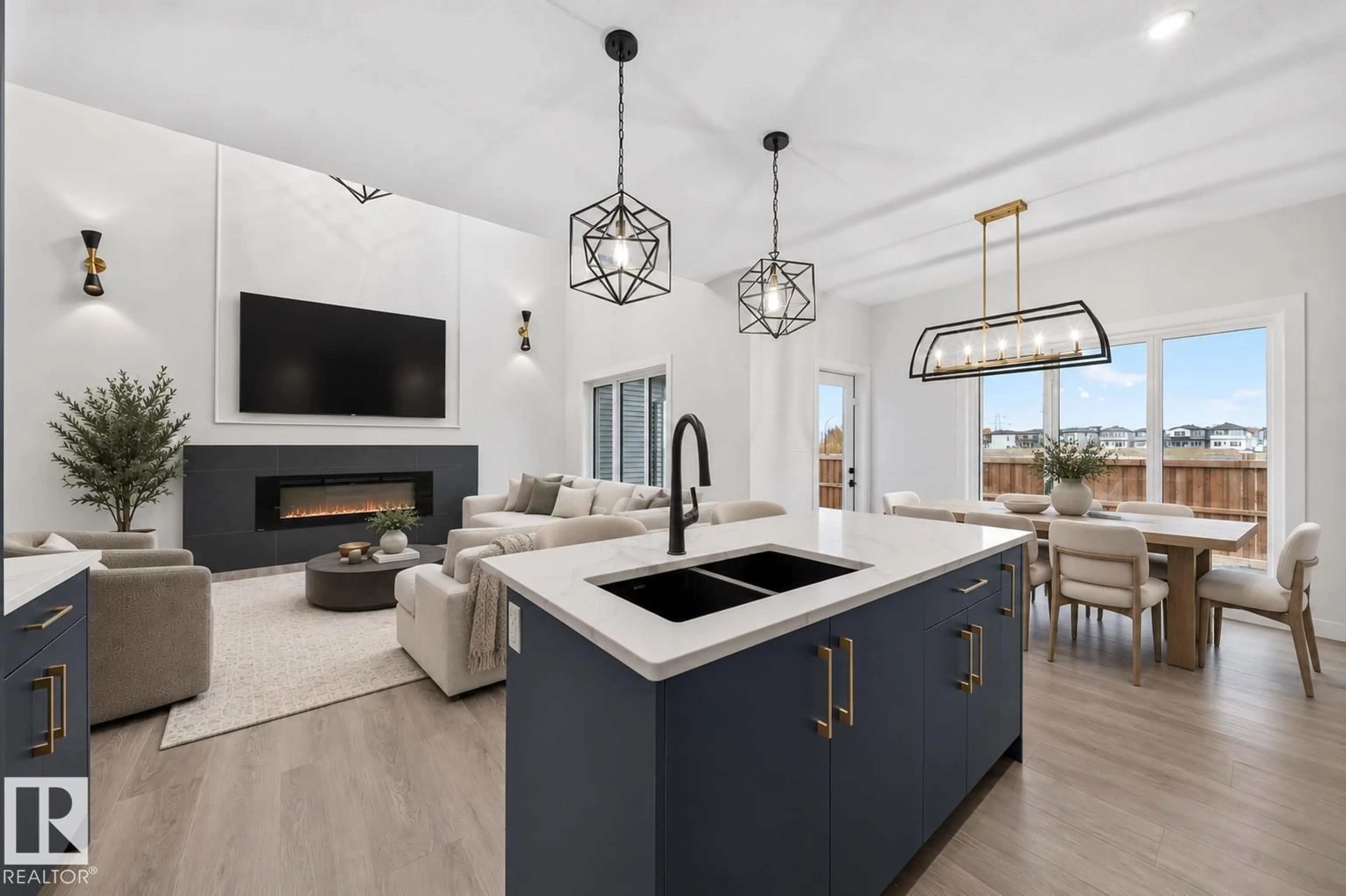 Open concept kitchen, unknown for SW - 115 28 ST, Edmonton Alberta T6X1A7