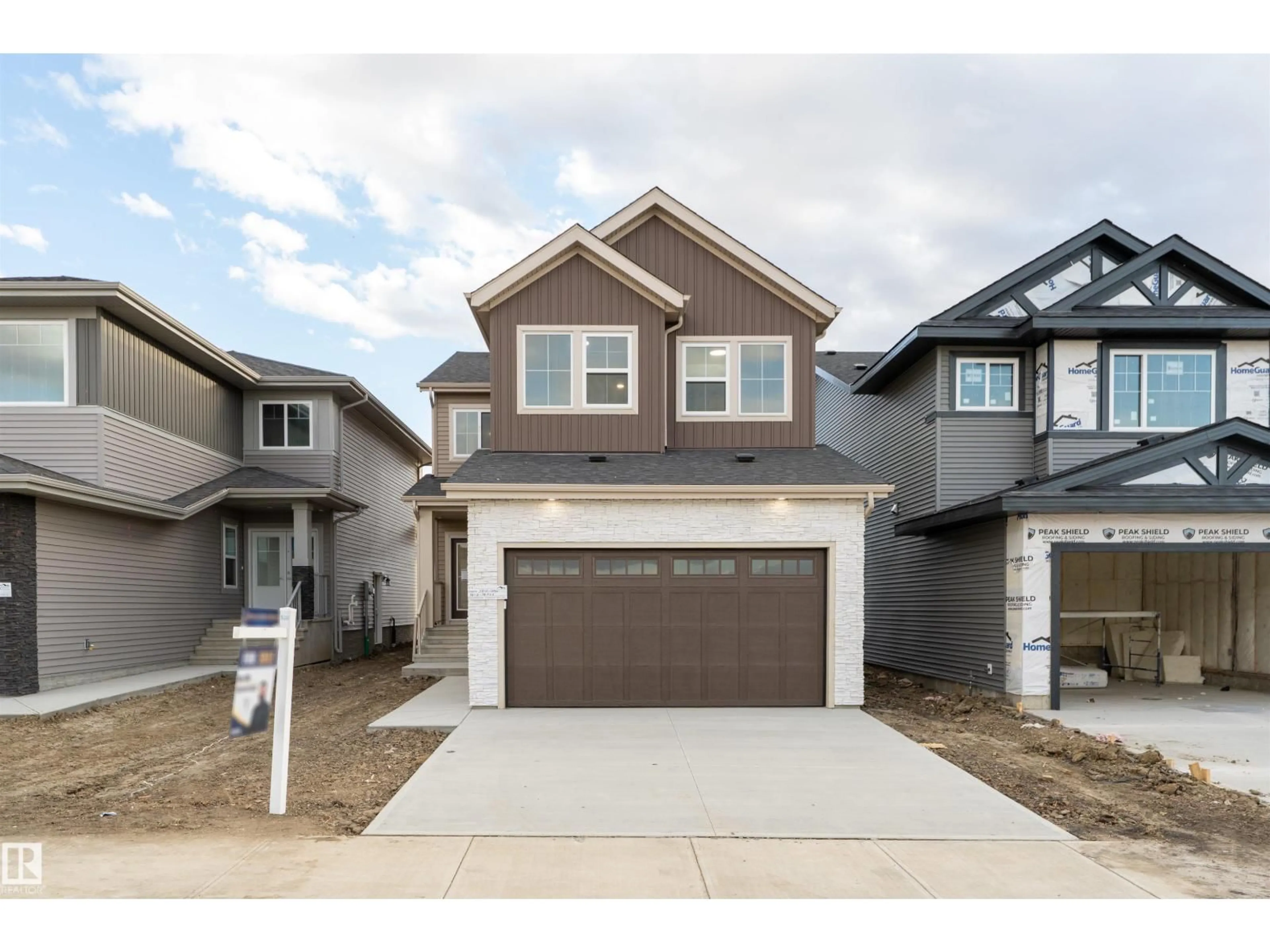 Home with vinyl exterior material, street for 3805 38 AVE, Beaumont Alberta T4X3A1