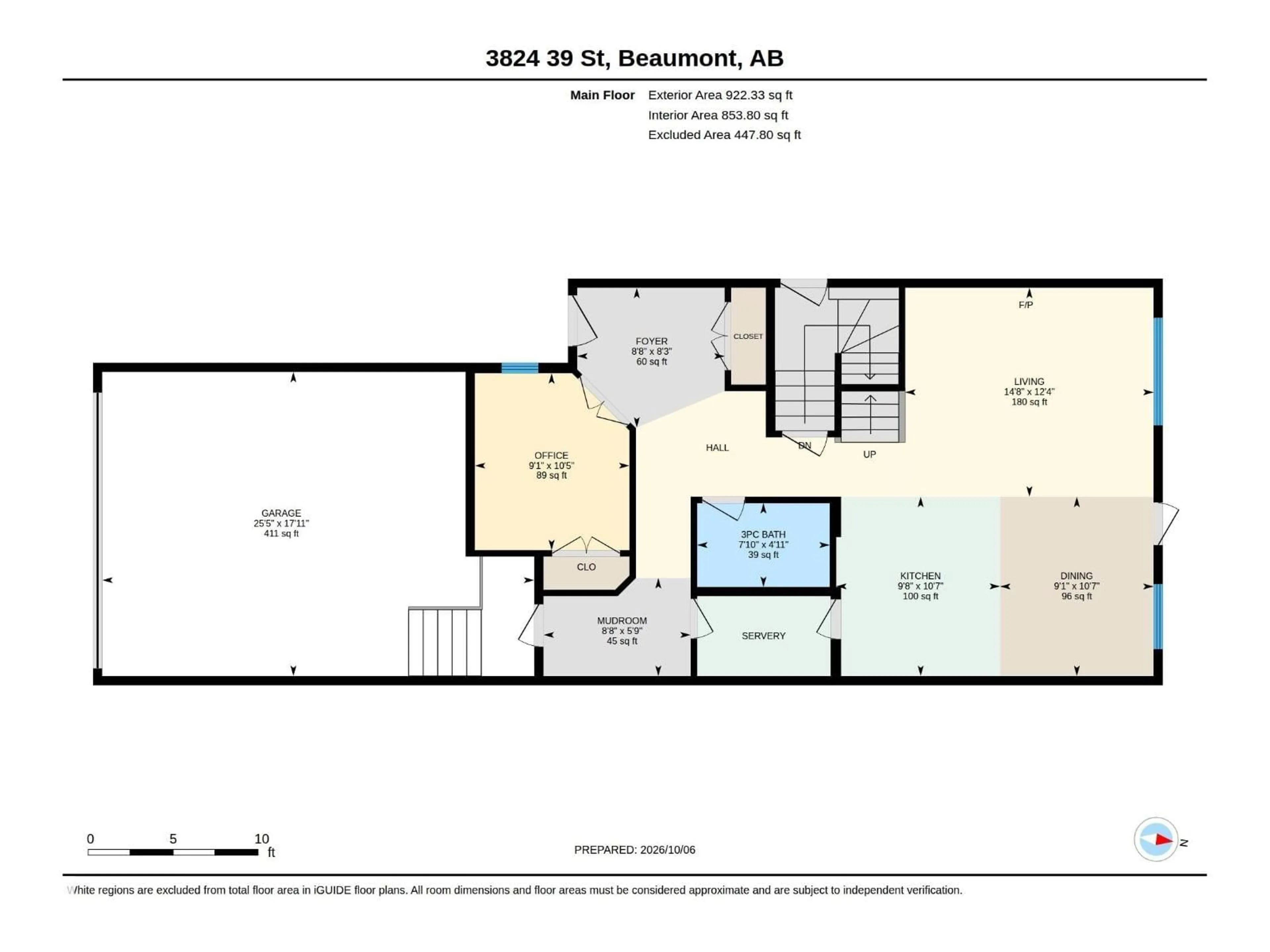 Floor plan for 3824 39 ST, Beaumont Alberta T4X3A1