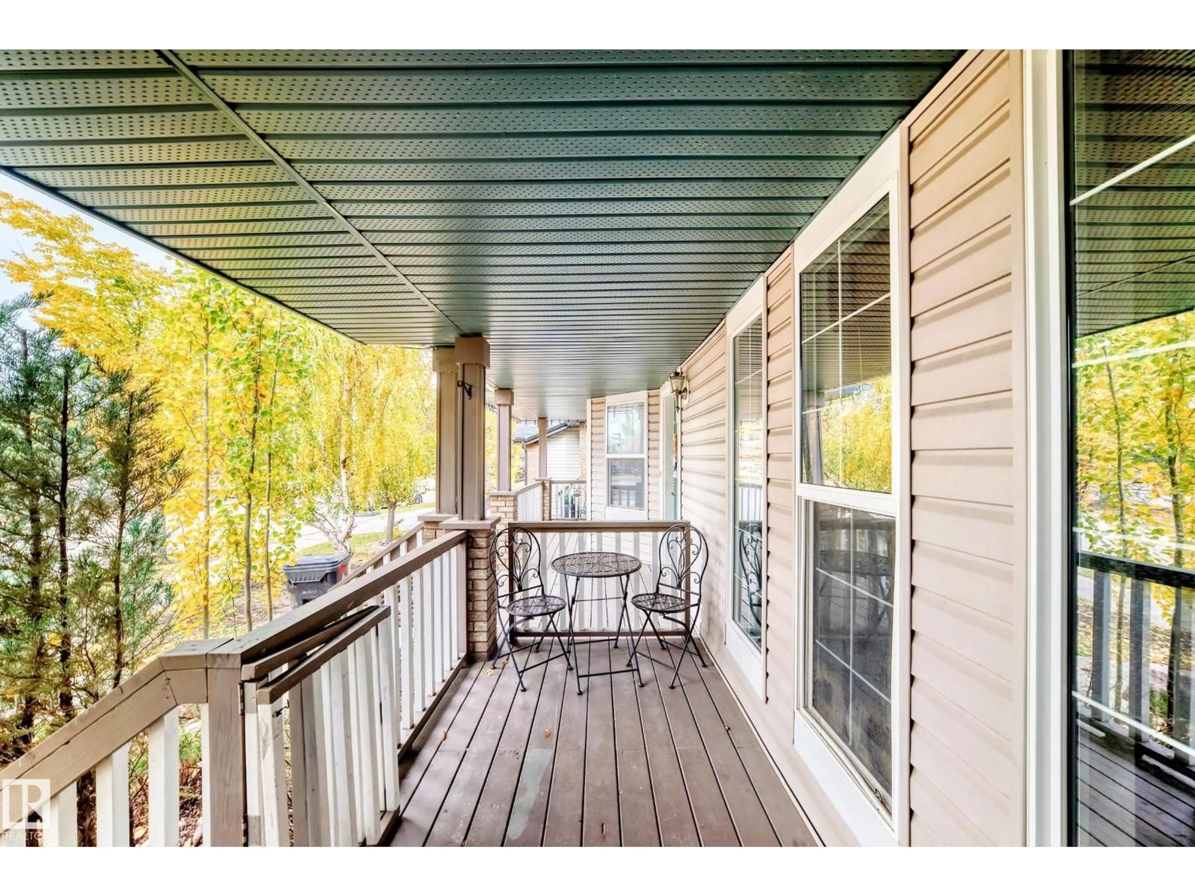 Patio, water/lake/river/ocean view for 8 SPRUCE VILLAGE WY, Spruce Grove Alberta T7X0B2