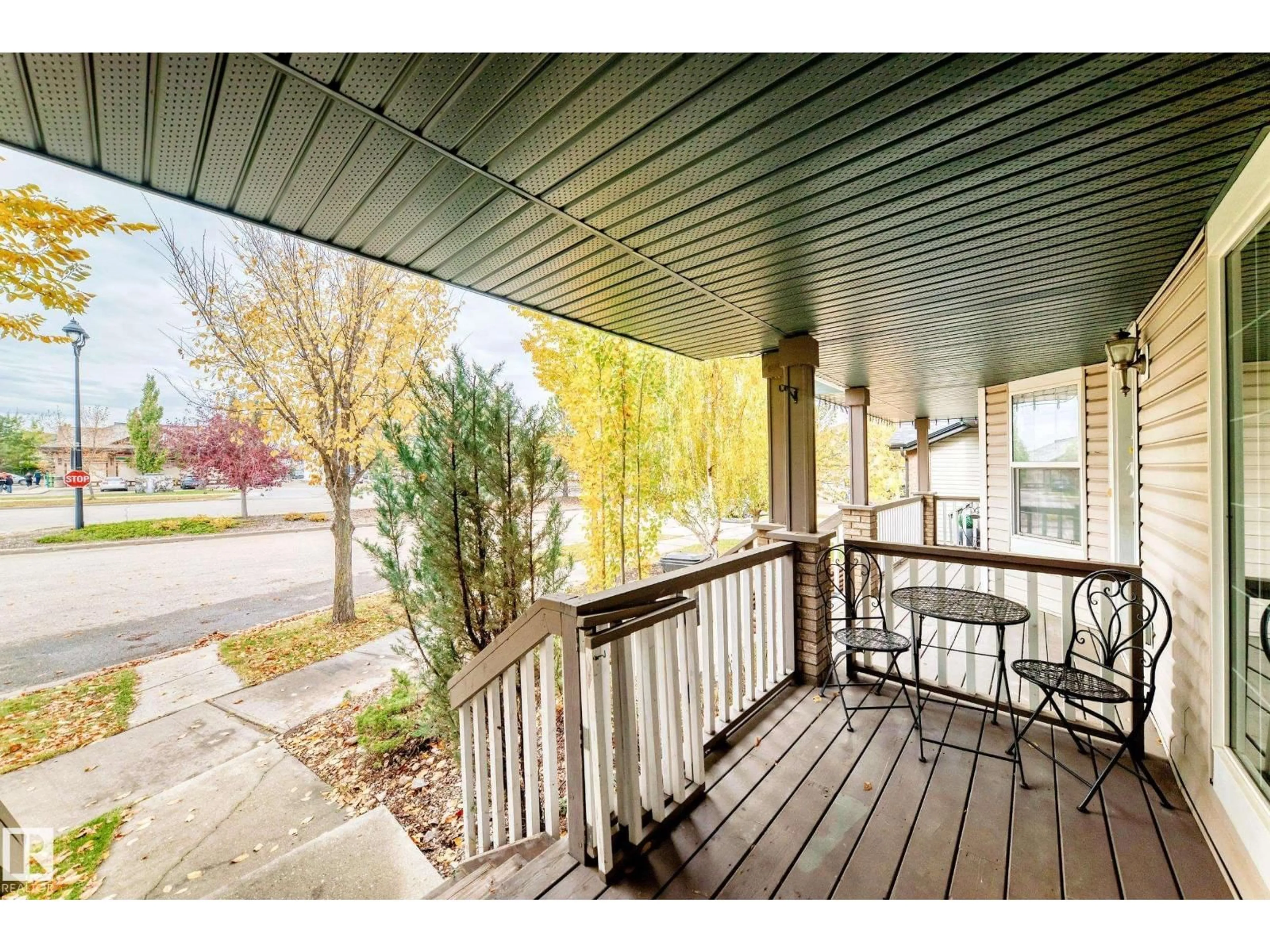 Patio, water/lake/river/ocean view for 8 SPRUCE VILLAGE WY, Spruce Grove Alberta T7X0B2